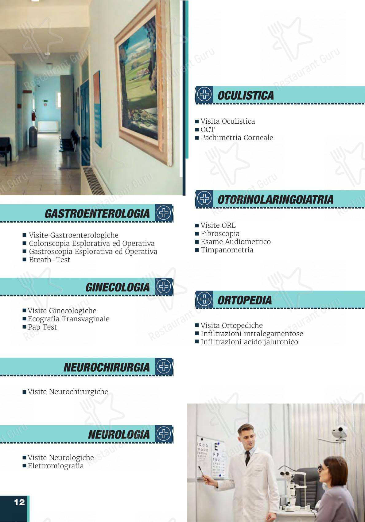 Menu per XRay One Bar pub & bar