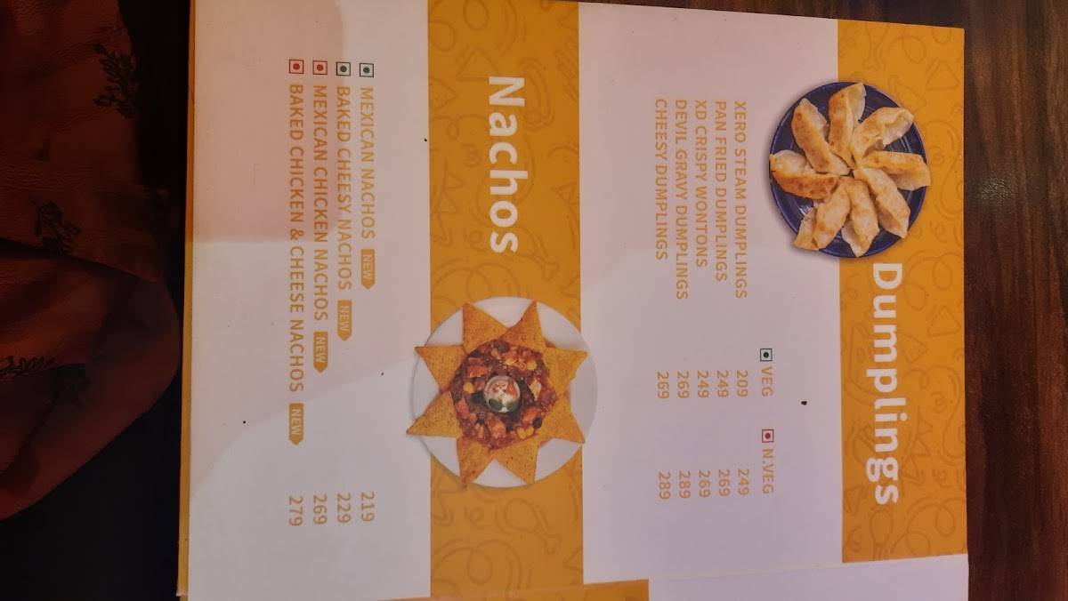 Xero Degrees menu