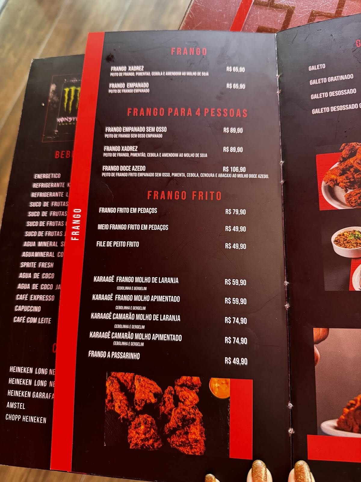 Xi'an Culinária Chinesa cardápio
