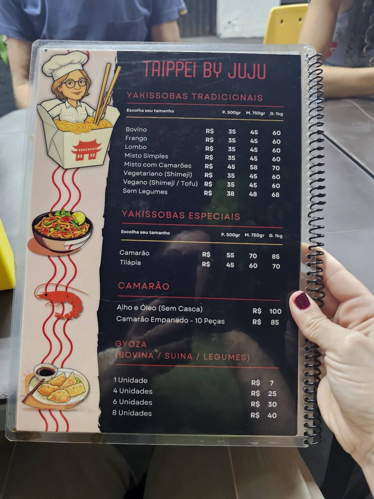 Yakisoba Taippei cardápio
