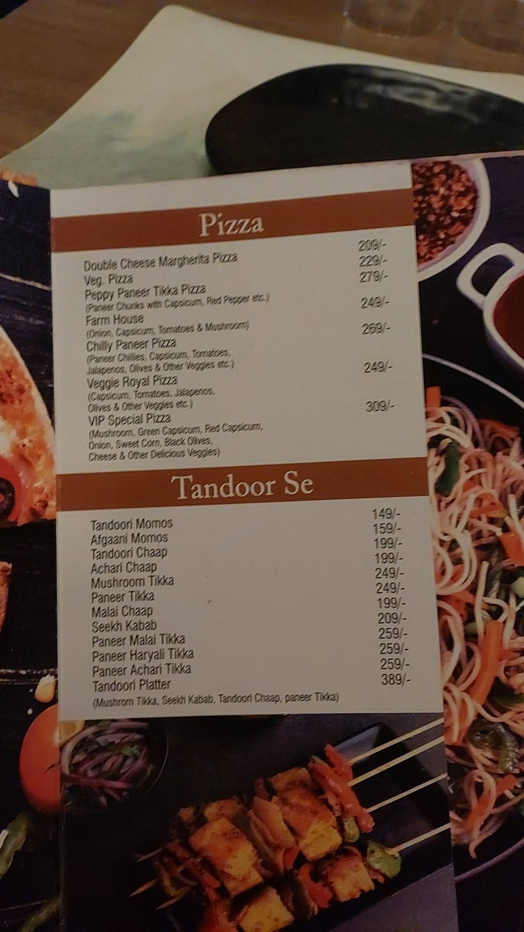 VIP Sweets & Restaurant - Best Indian Sweets Shop Family Restaurants Cake Shop in Yamunanagar menu