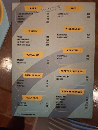 Yummy Restaurant menu