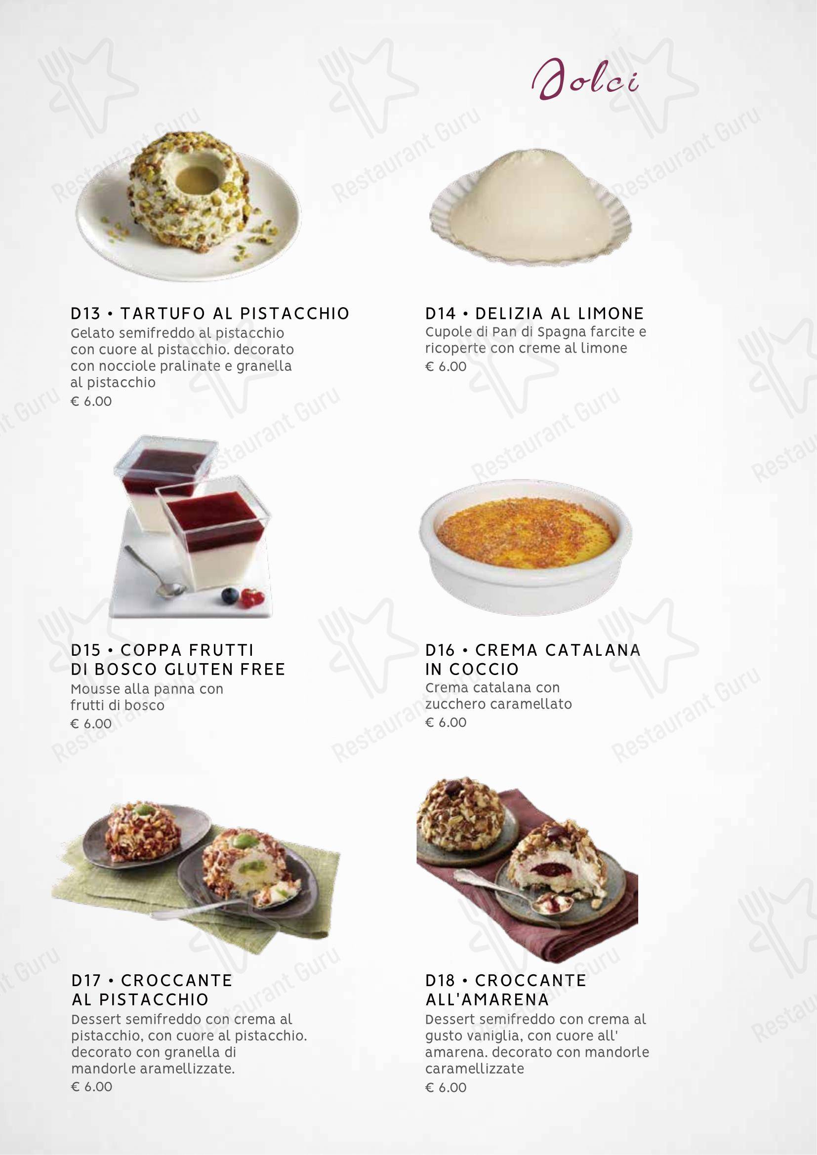 Menu bar per Zuru sushi ristorante