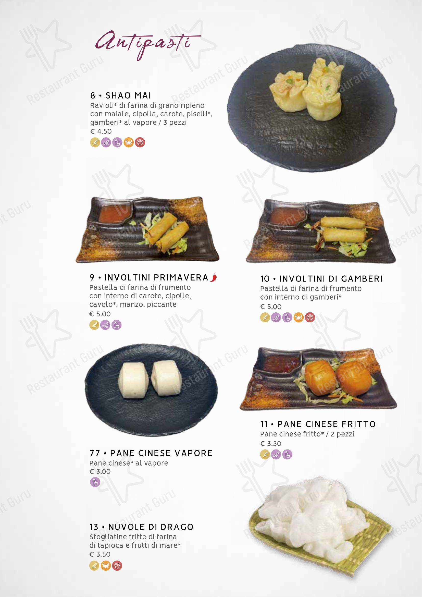 Zuru sushi in Reggio Calabria - Menu