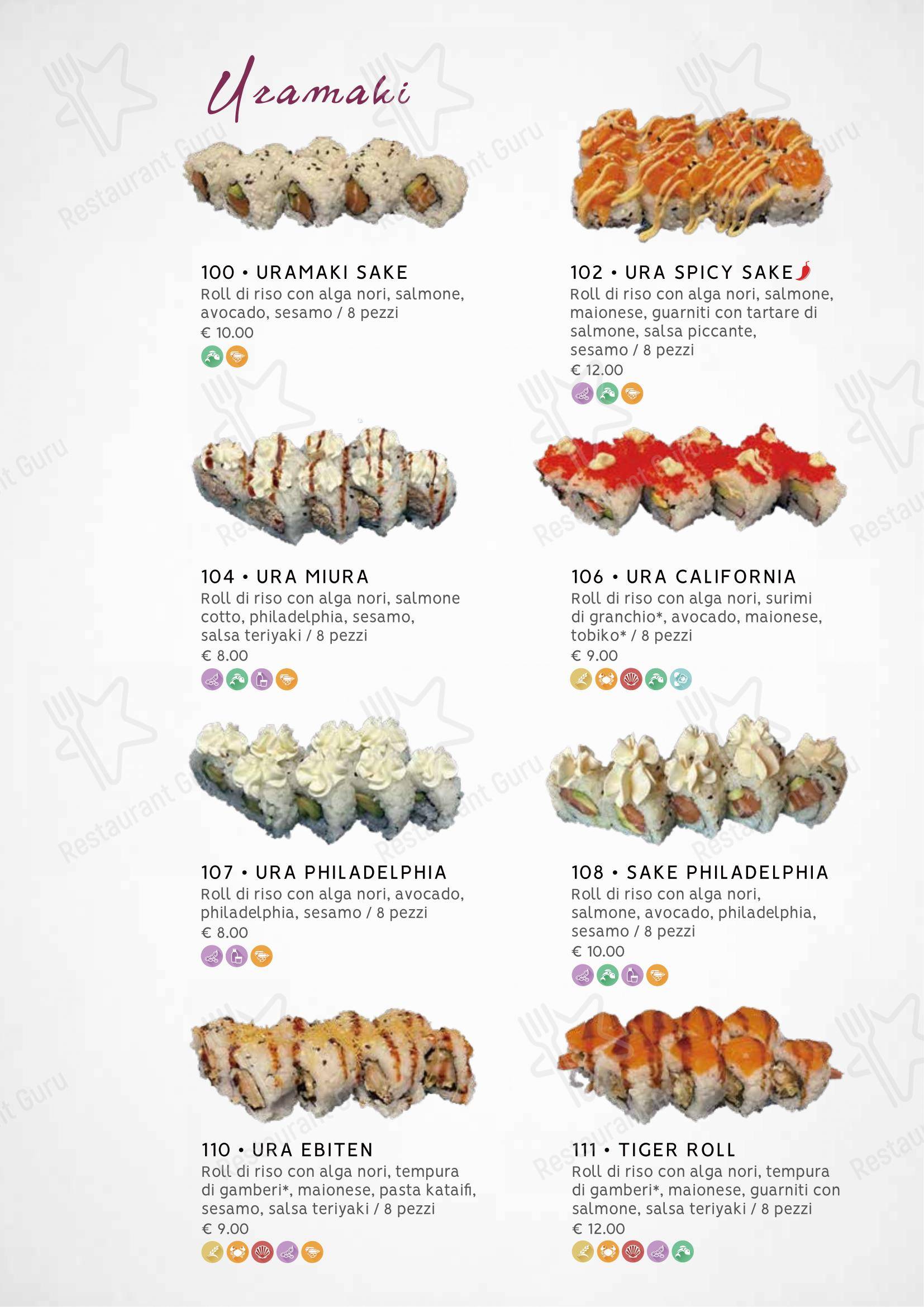 Menu di Zuru sushi - Menu