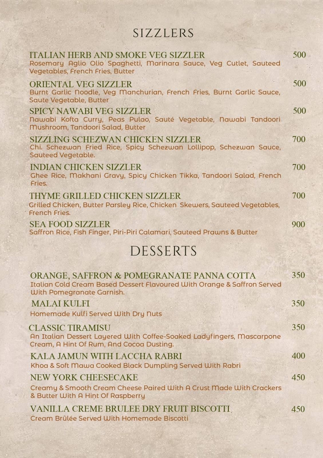 Zyzzyva menu