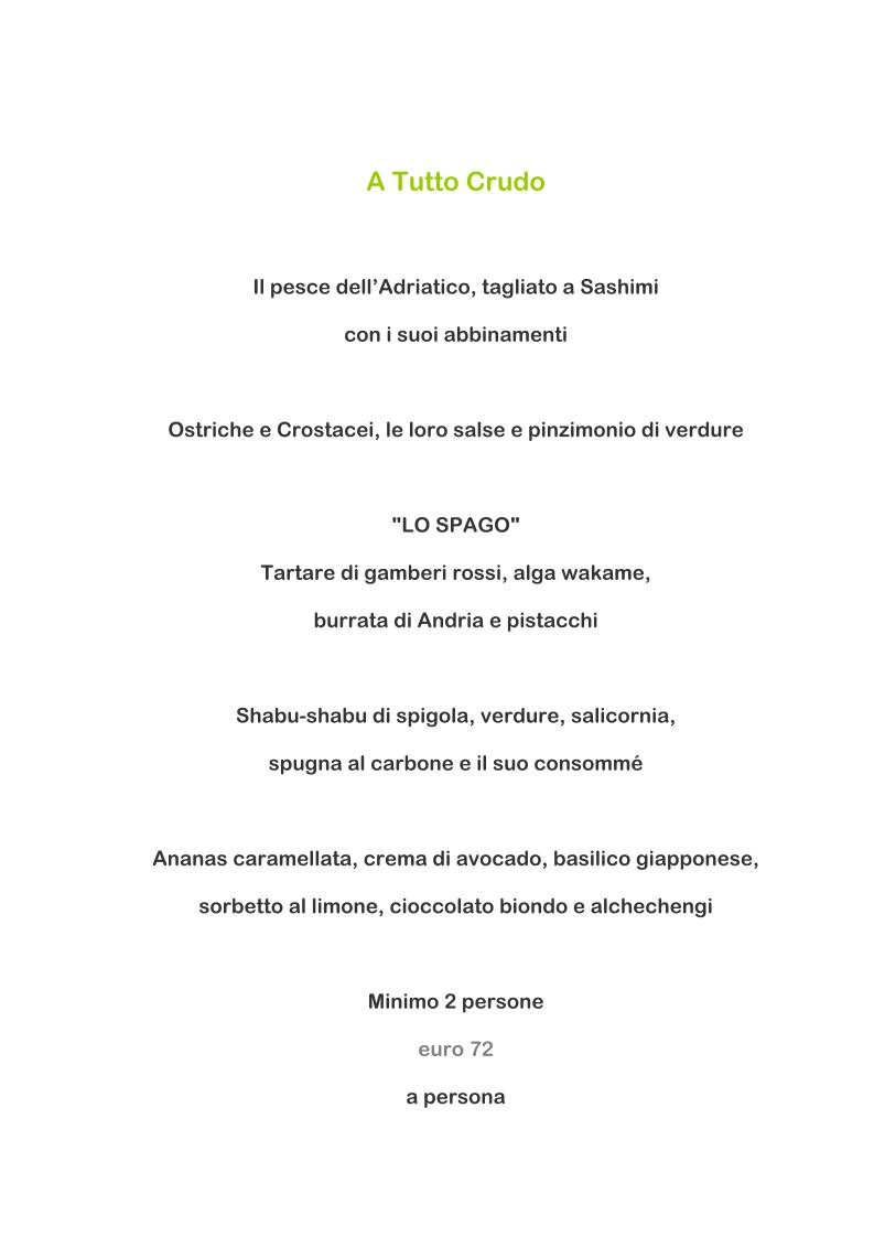 Menu di I-Fame Restaurant 