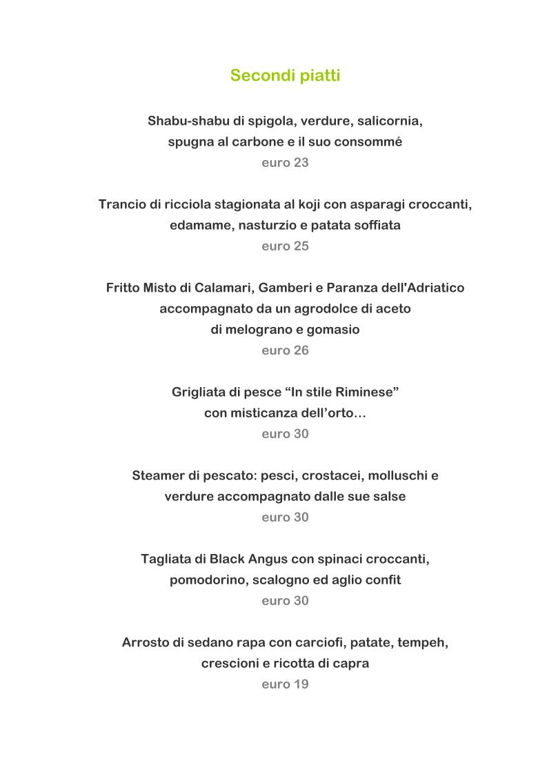 Menu di I-Fame Restaurant 