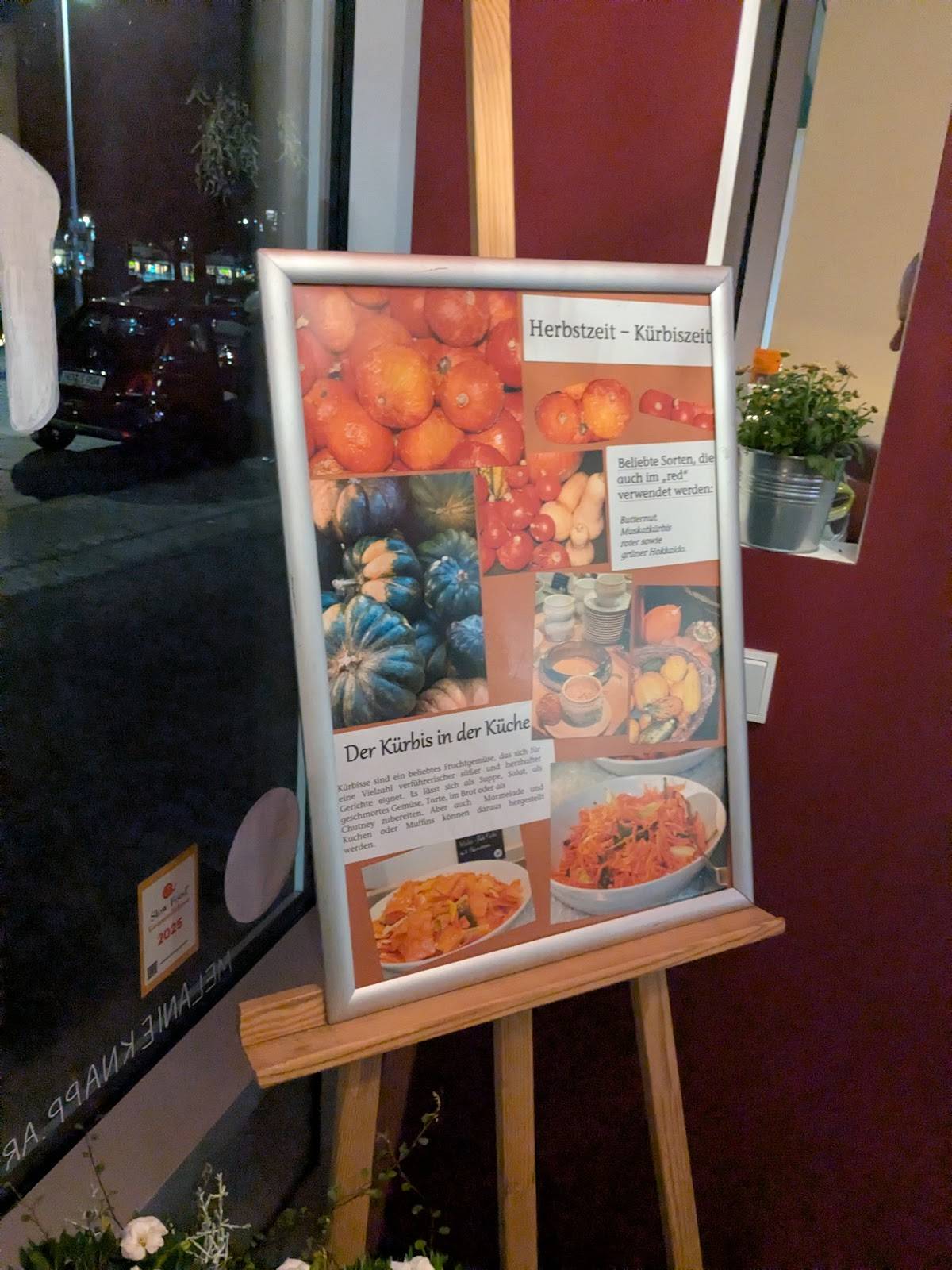 Menu de red die grüne Küche