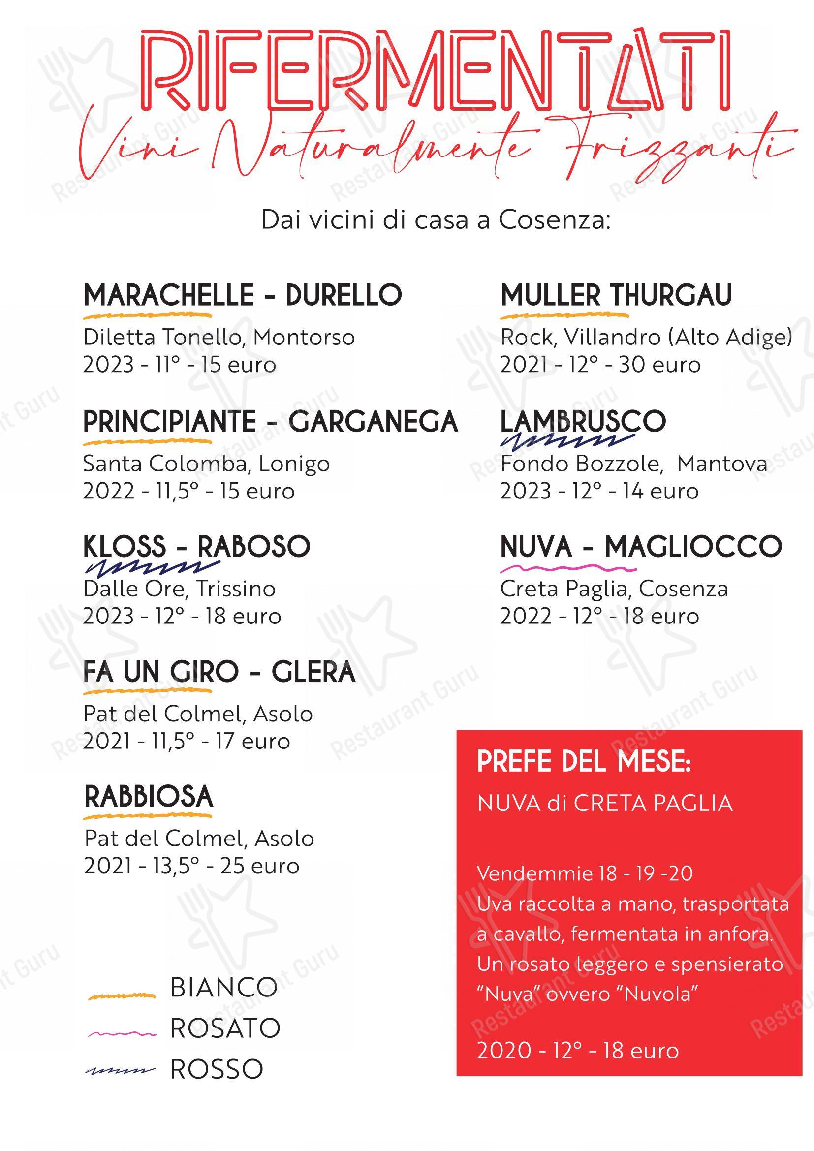 Agriturismo I Peccati della Terra in Montecchio Maggiore-Alte Ceccato - Menu