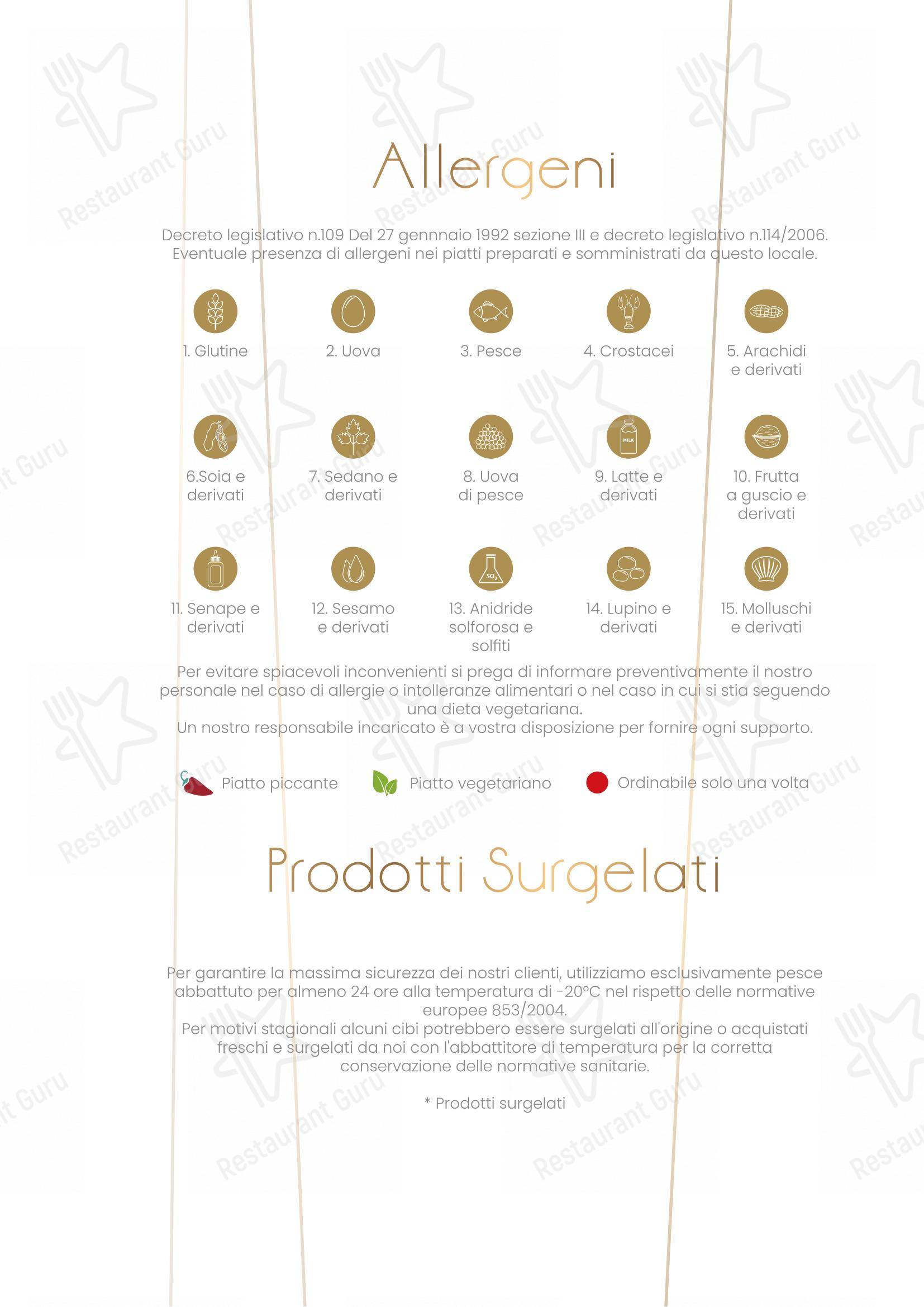 Основное меню per Ristorante Fuji Sushi ristorante