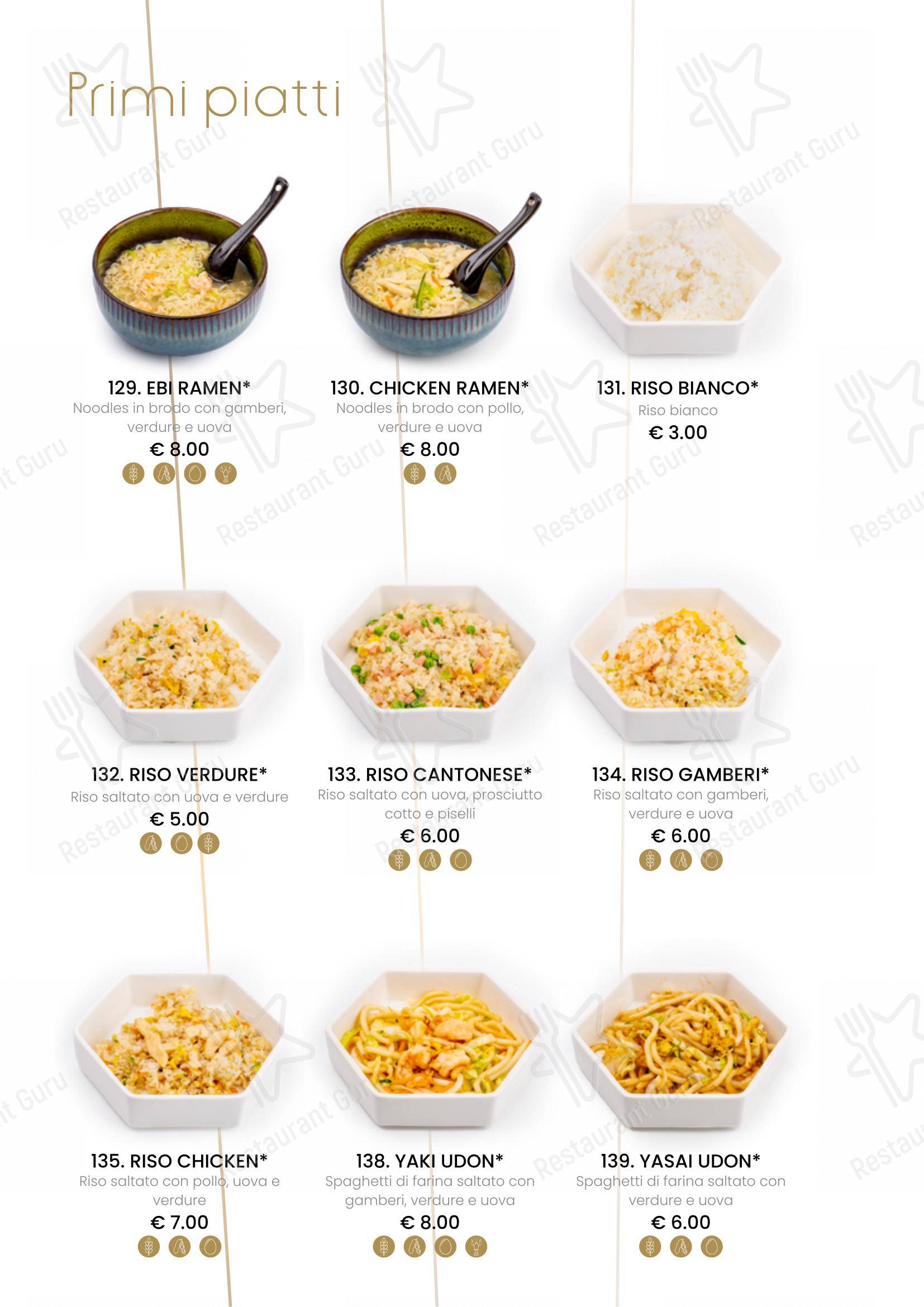 Основное меню per Ristorante Fuji Sushi in Vercelli