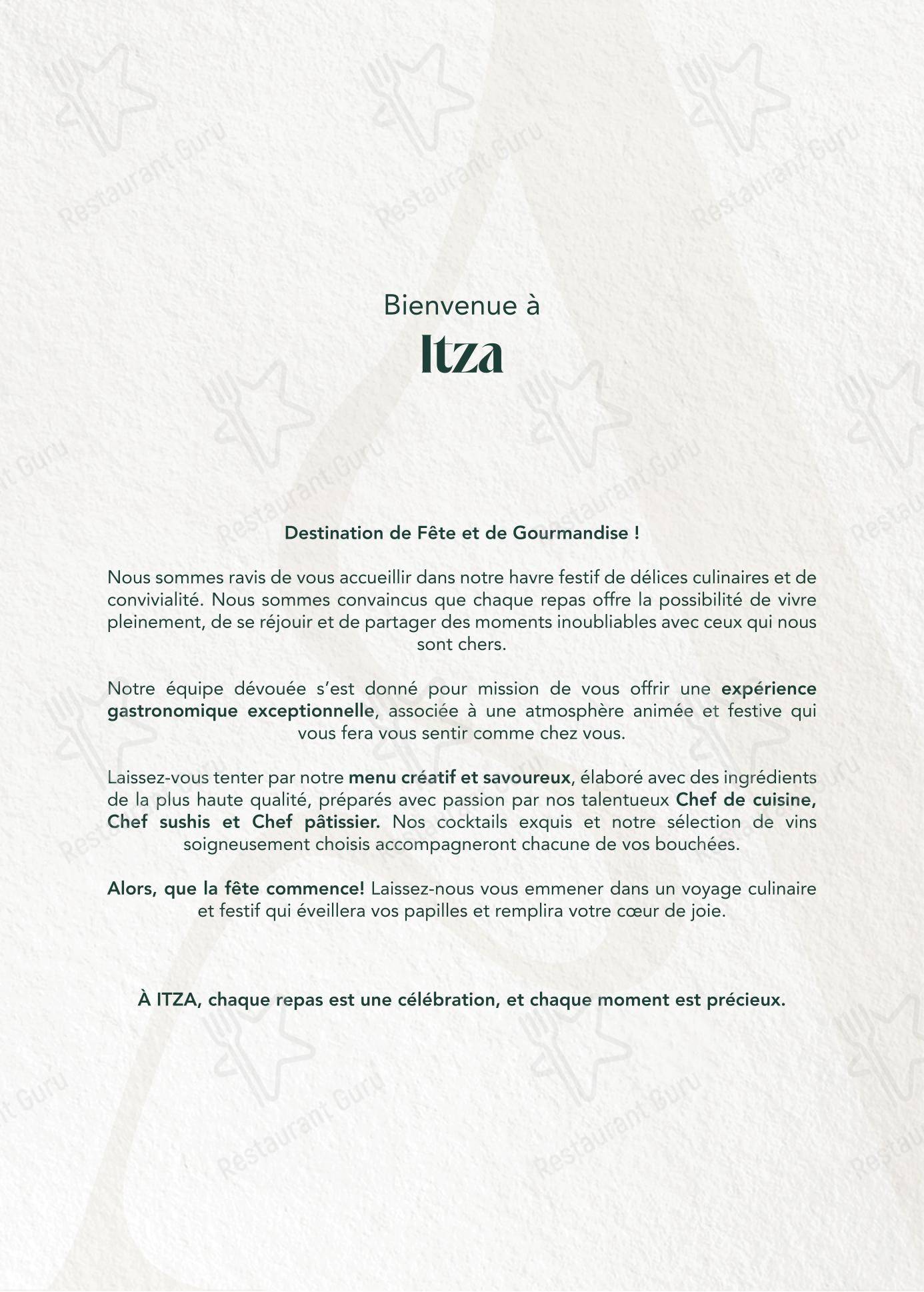 ITZA LA PYRAMIDE dans Vendenheim - Menu bar