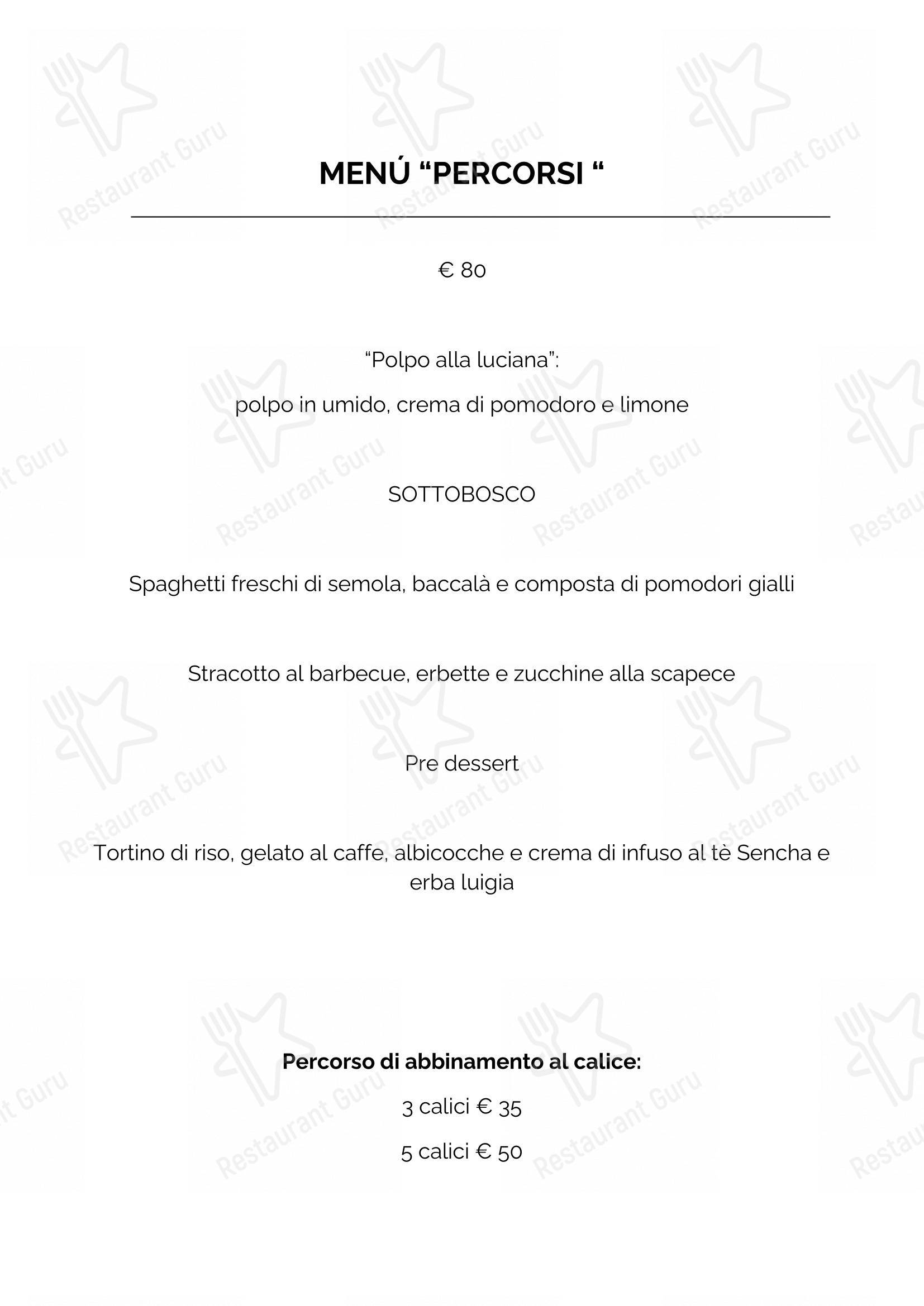 菜单 per Il Patio ristorante