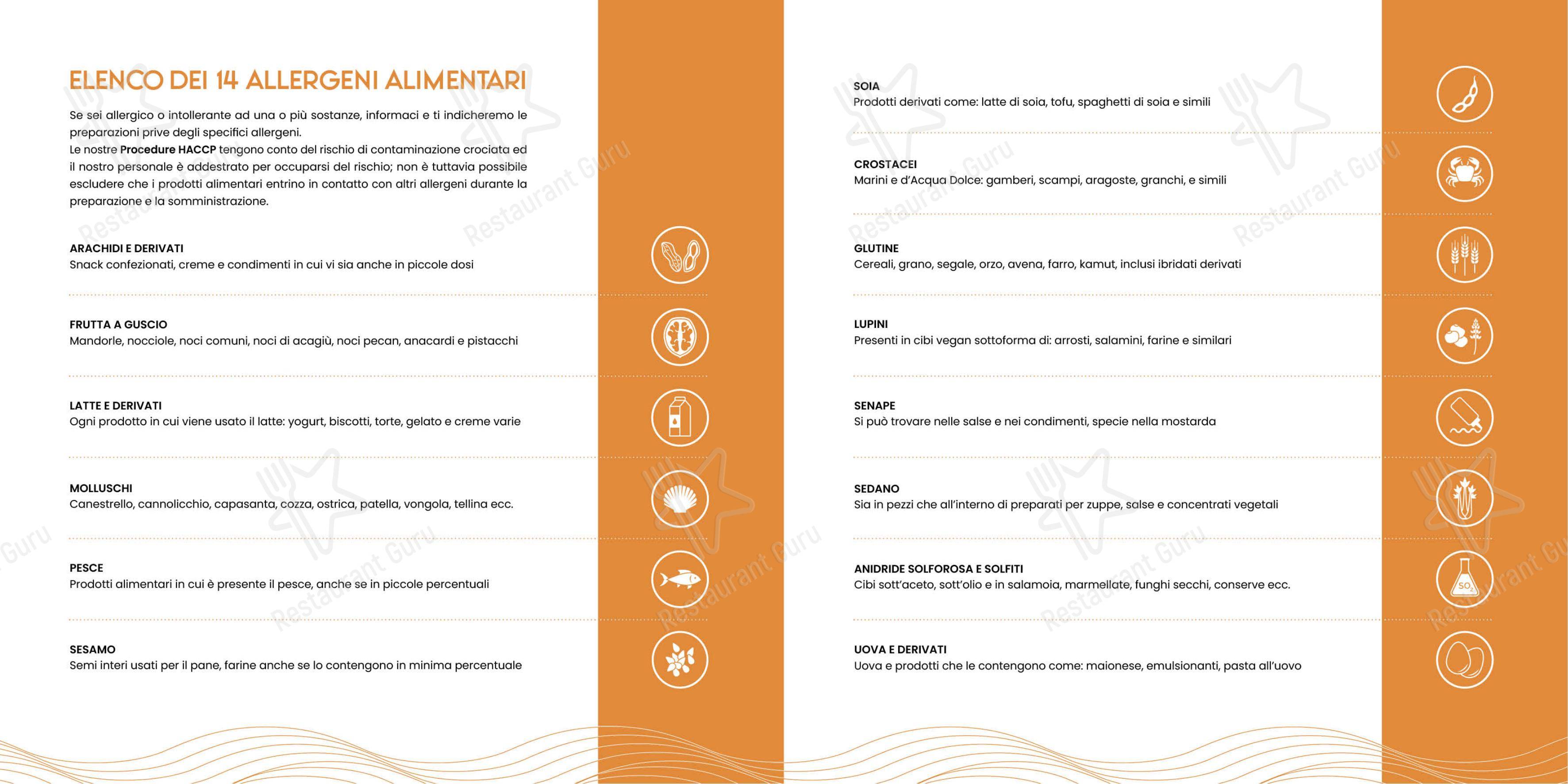 Menu di Il Re Dei Mari - Menu bar