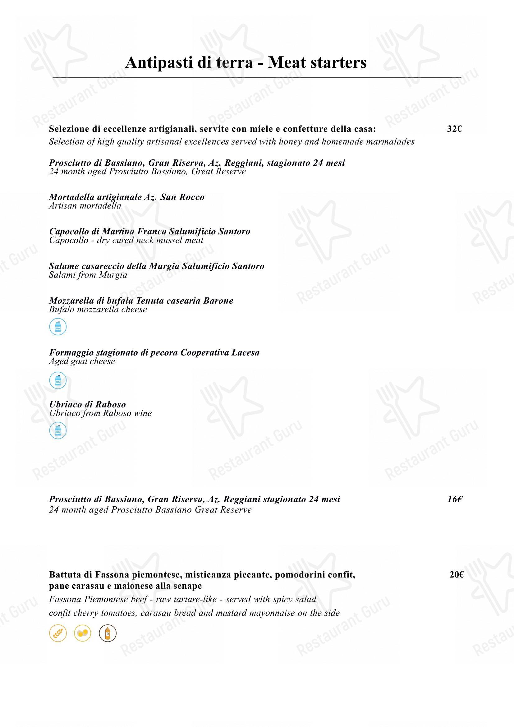 Menu bar pour La Fata Ignorante pub et bar