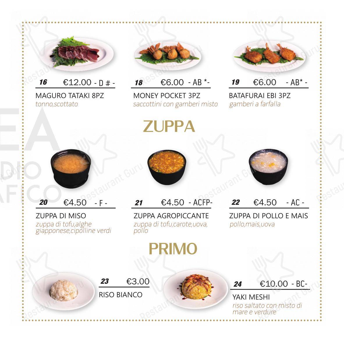 Menu per Moki Sushi Ristorante in Roma