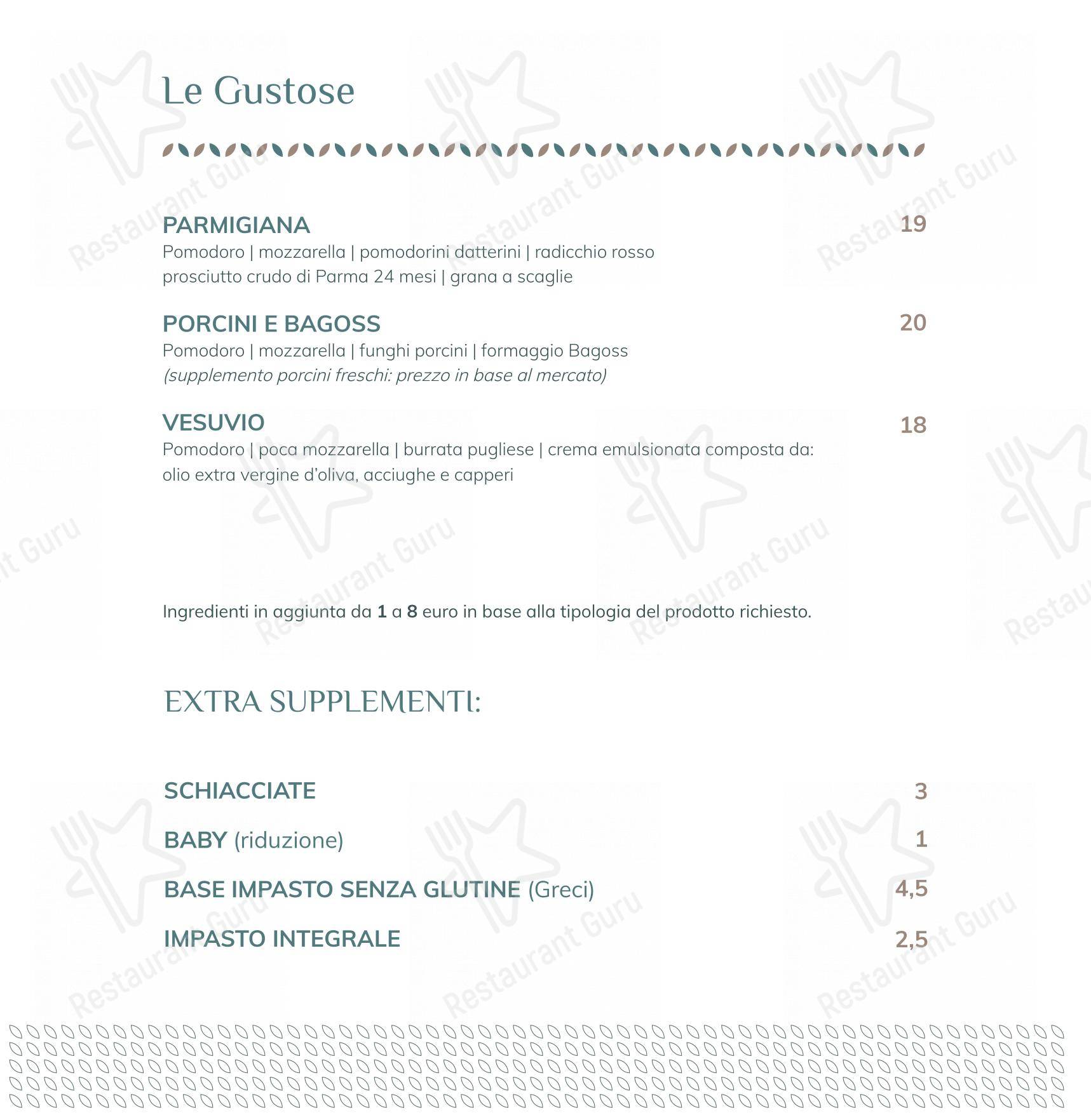 Ночное меню per Preziosilla - Ristorante e Pizza d'Autore in Nave