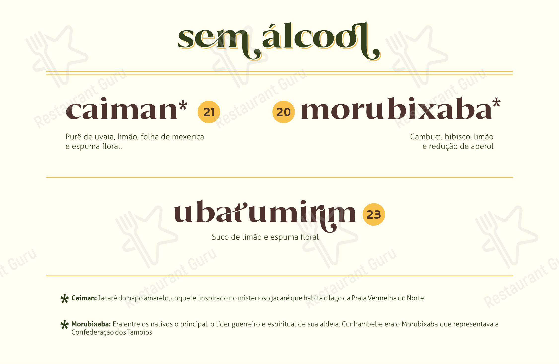 Основное меню para Raízes Restaurante Pizzaria em Ubatuba
