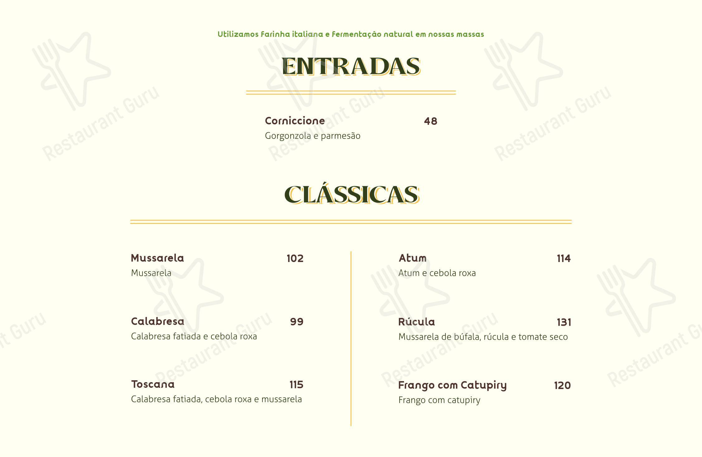 Raízes Restaurante Pizzaria em Ubatuba - Menu bar