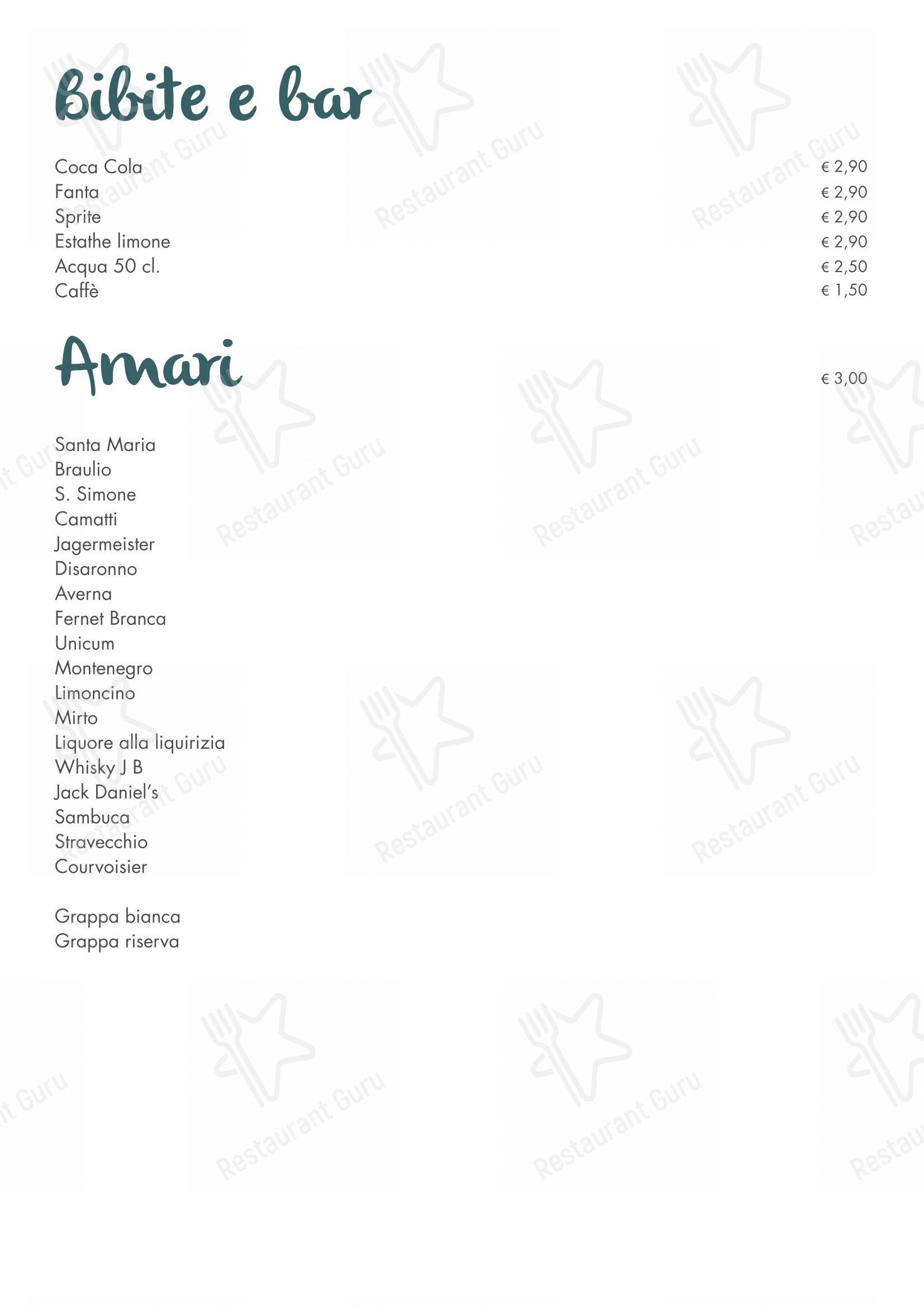 Ristorante Halloween in Genova - 菜单