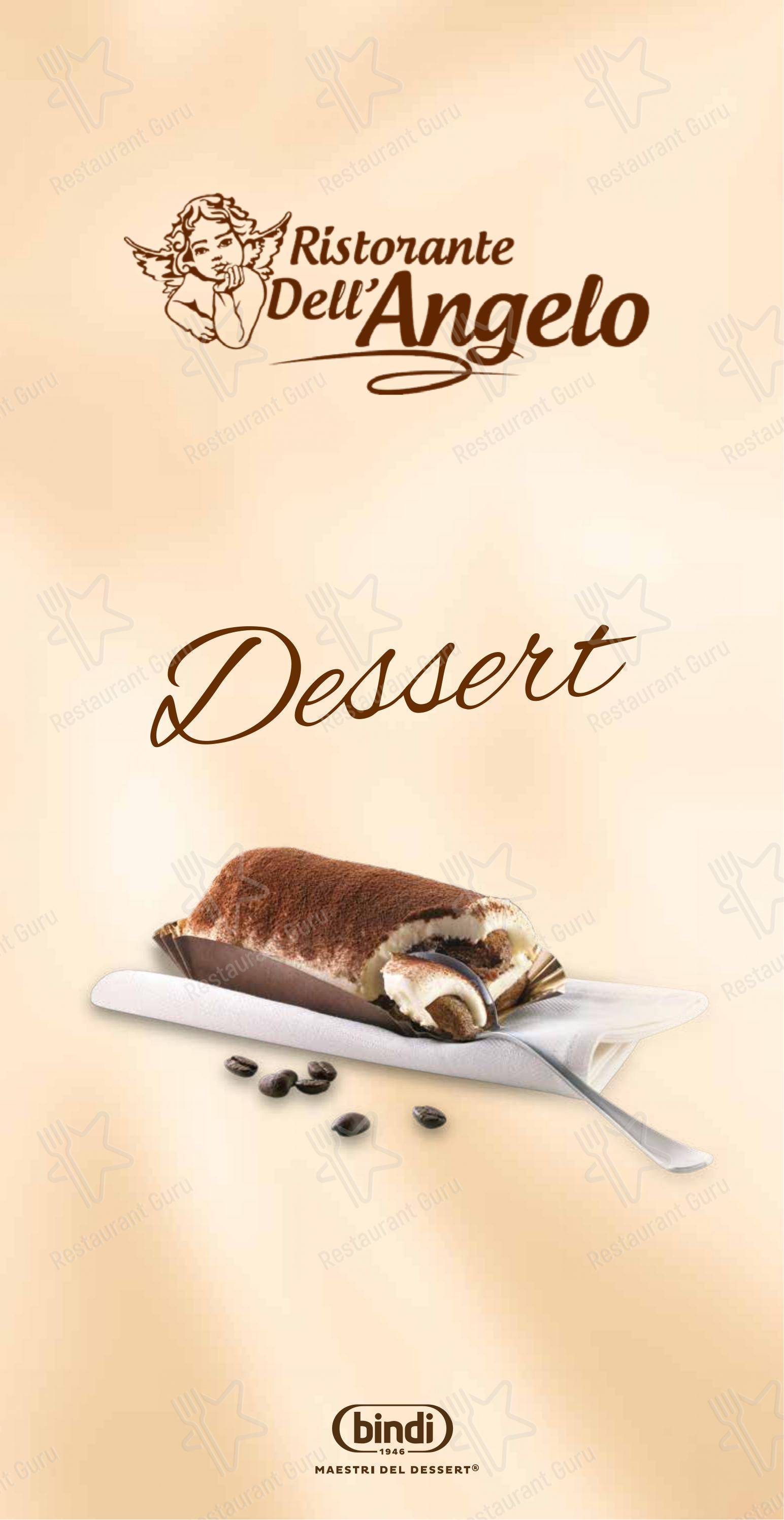 Ristorante dell'Angelo in Locarno - 菜单