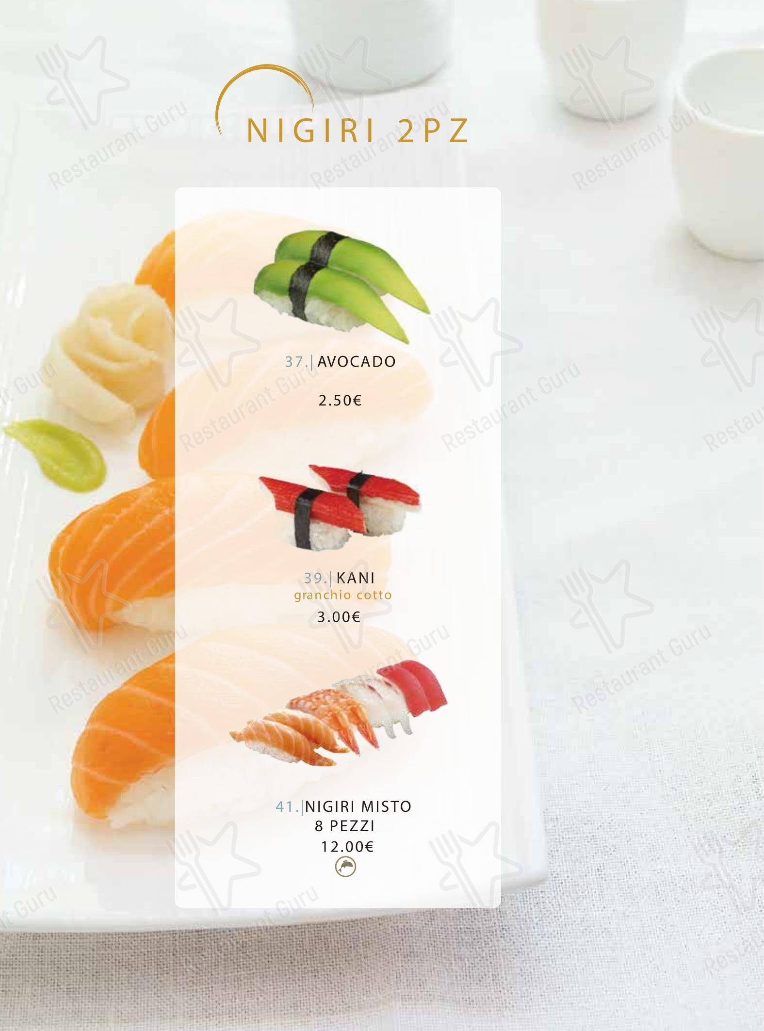 Ristorante kobezen Sushi in Rivoli - Menu
