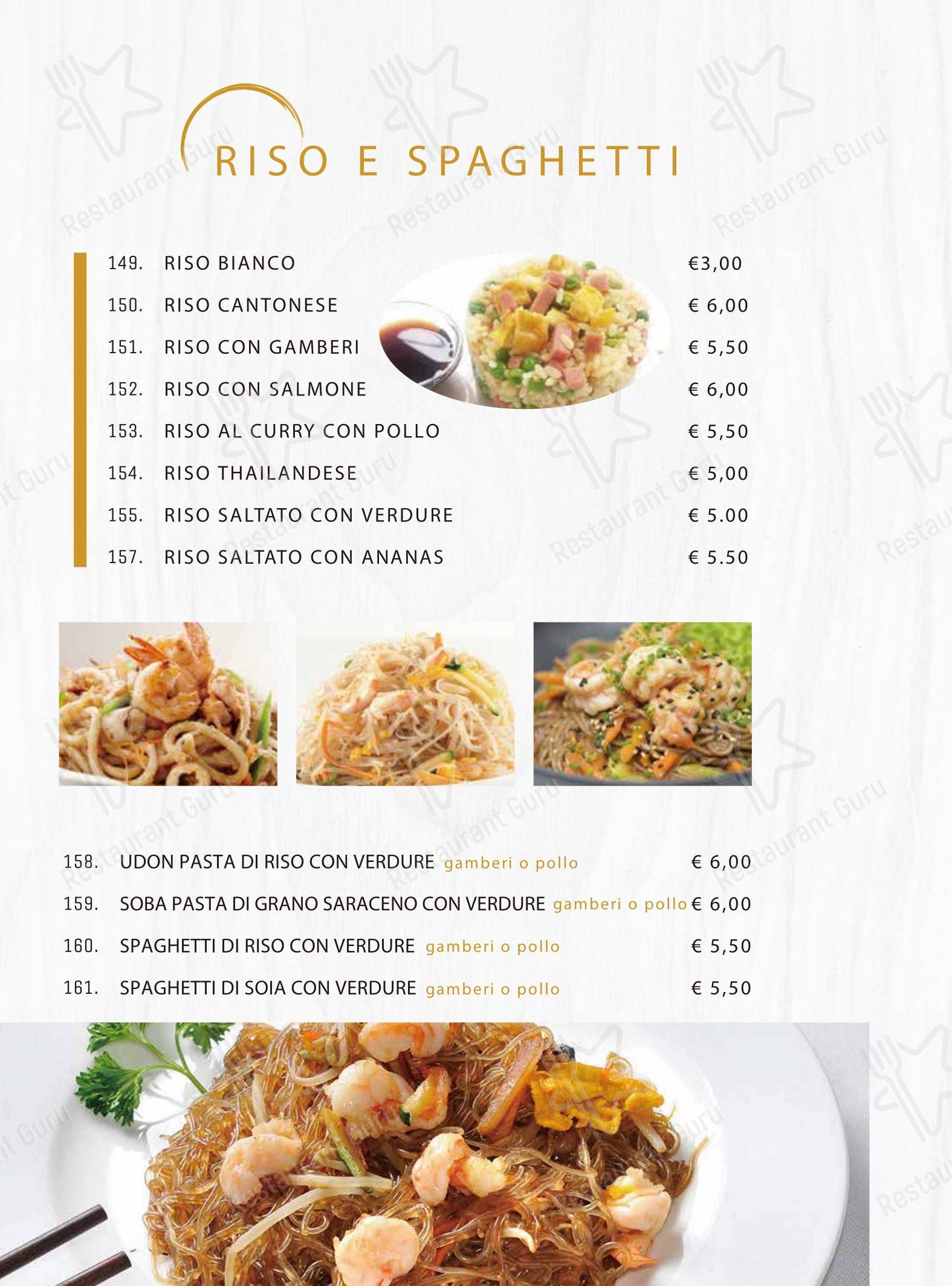Ristorante kobezen Sushi in Rivoli - Menu