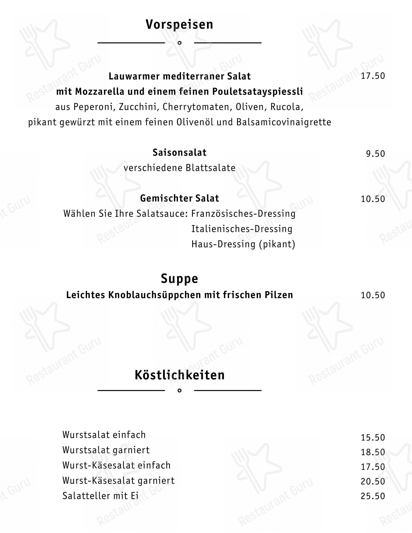 Menu per Schützenmatt in Inwil