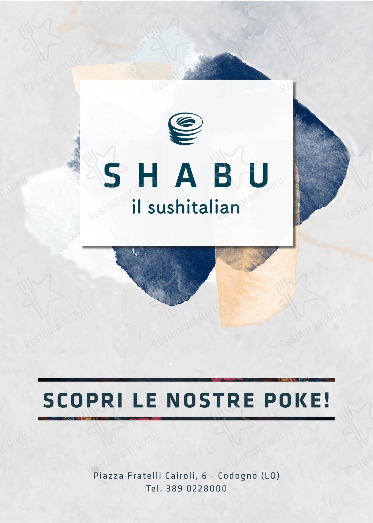 Основное меню per Shabu Codogno ristorante