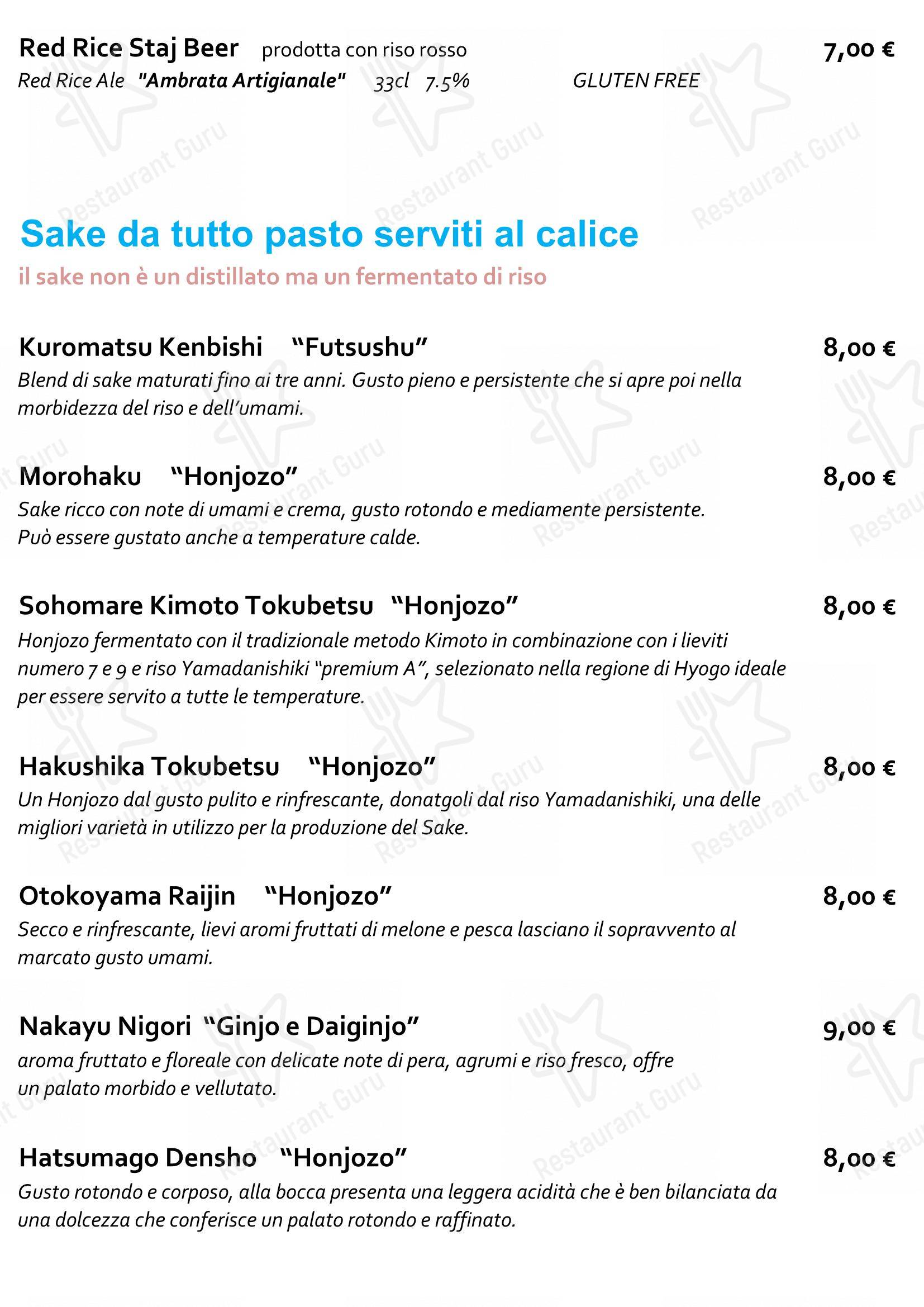 Staj Noodle Bar Chiaia in Napoli - Lunch Menu
