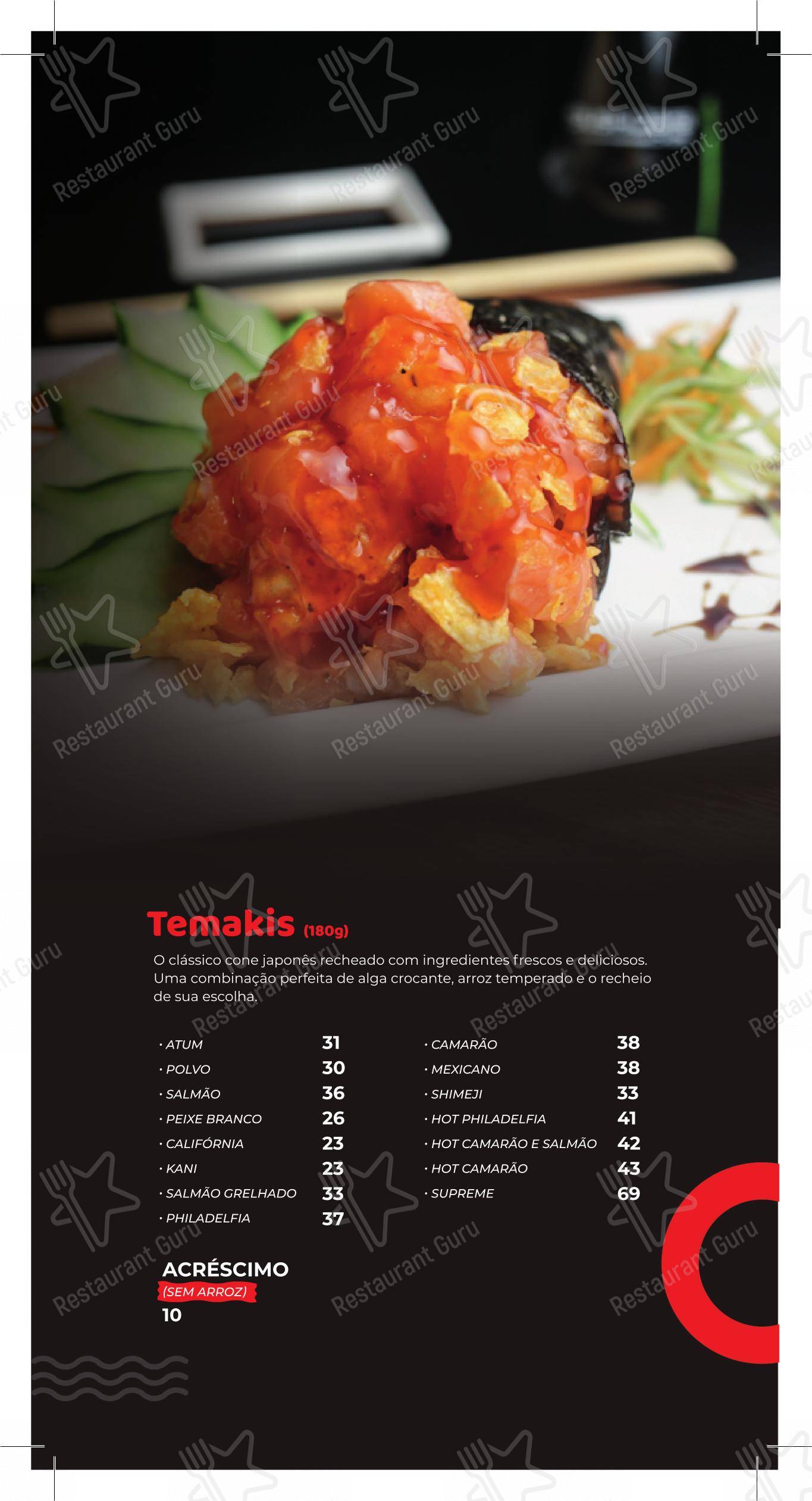 Sushi Japa Ipatinga - Menu