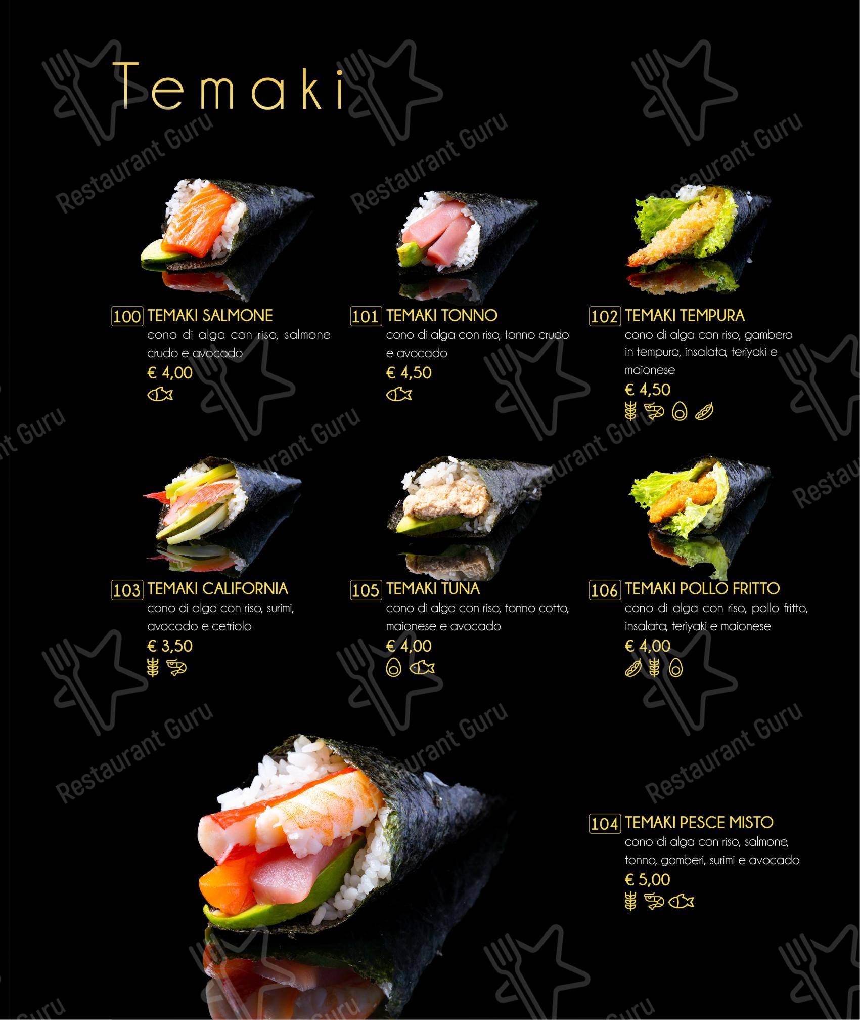 Menu bar per Tatsumi in Ferrara