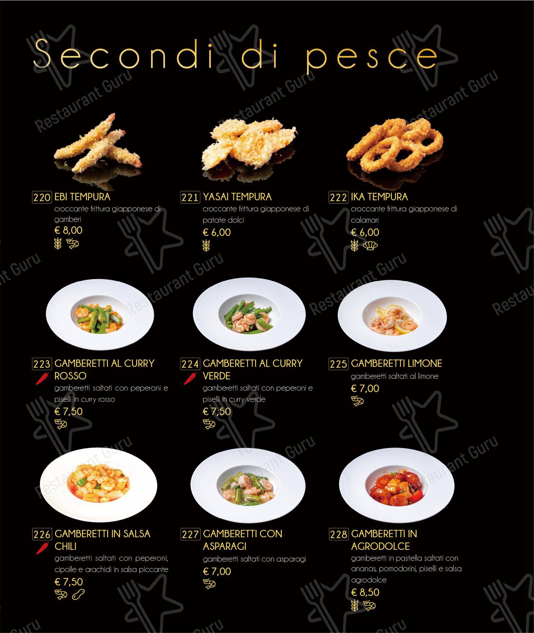 Menu di Tatsumi - Menu