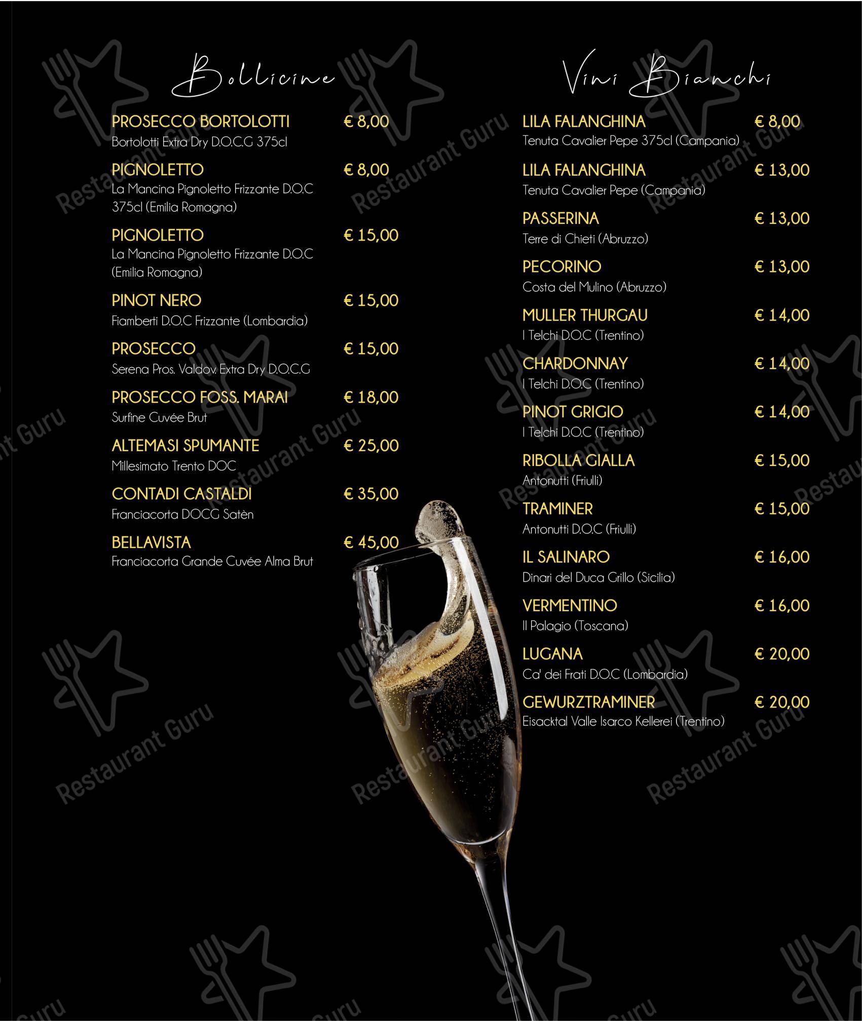 Tatsumi in Ferrara - Menu
