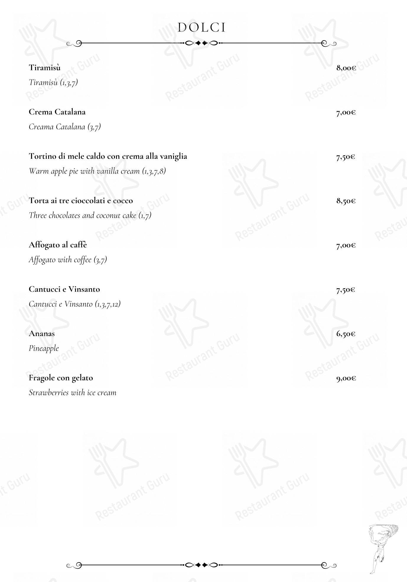 Menu di Ristorante Pizzeria Yellow Bar Firenze - Menu