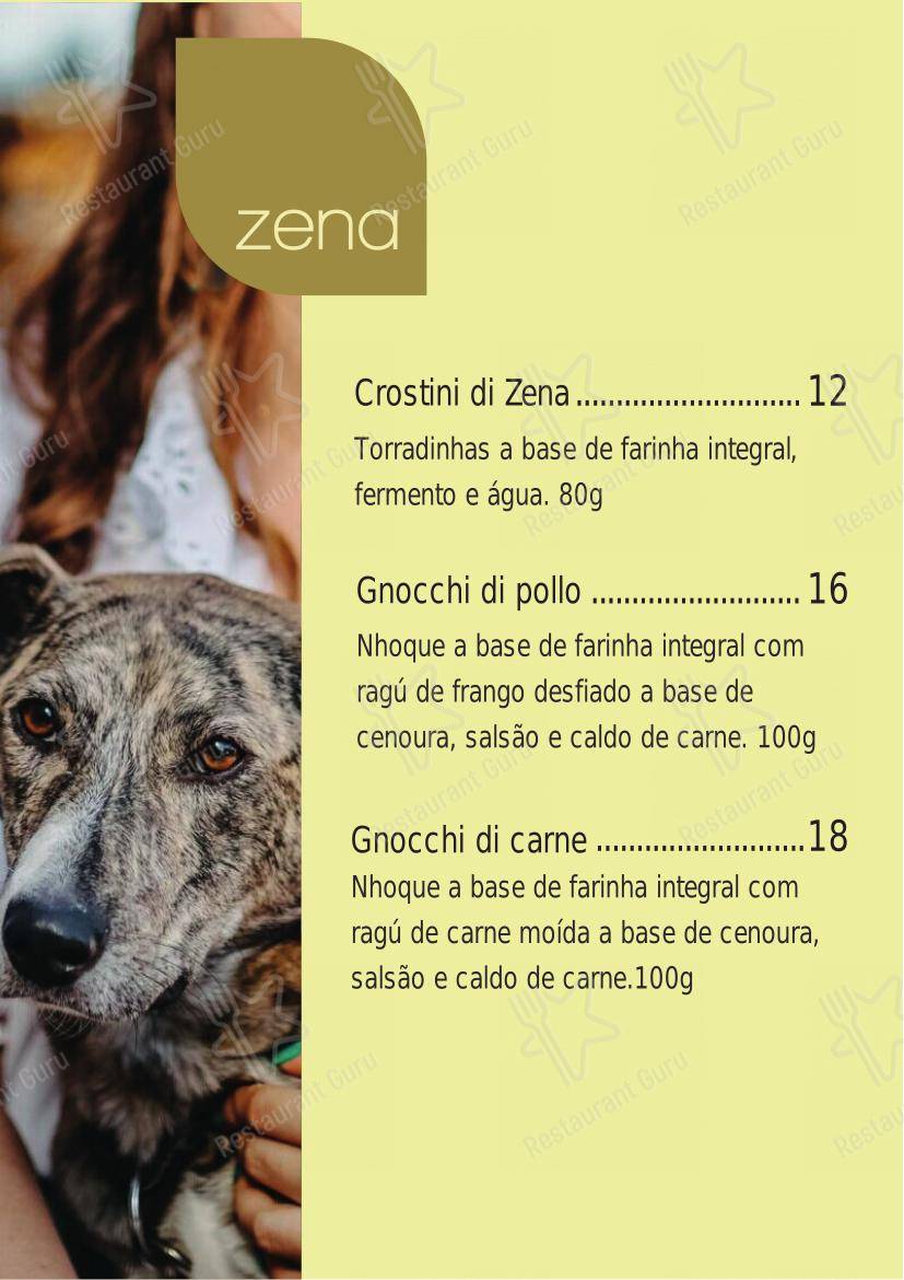 Zena Caffé menu - Коктейльная карта