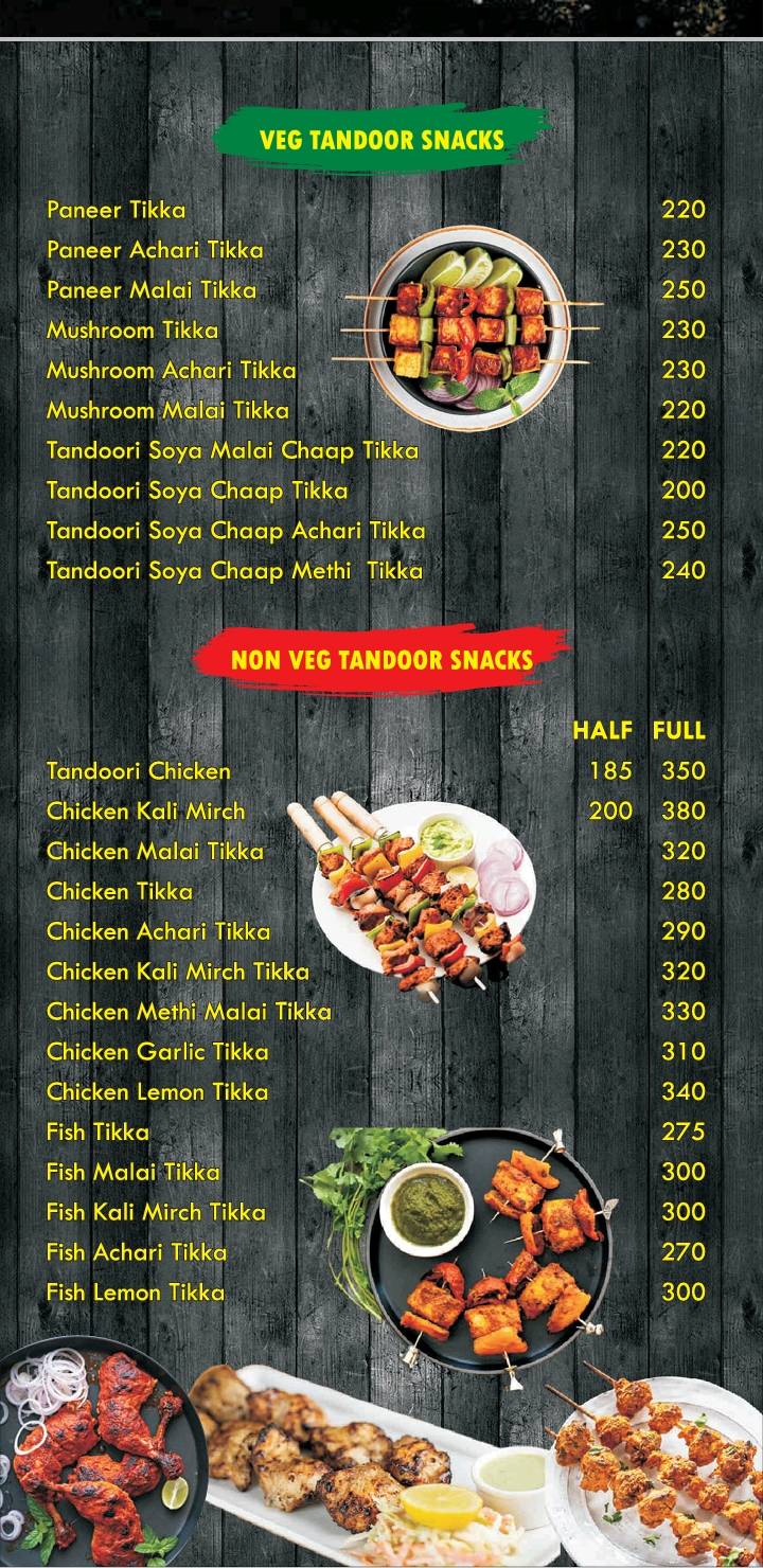 punjabi bites udaipur menu