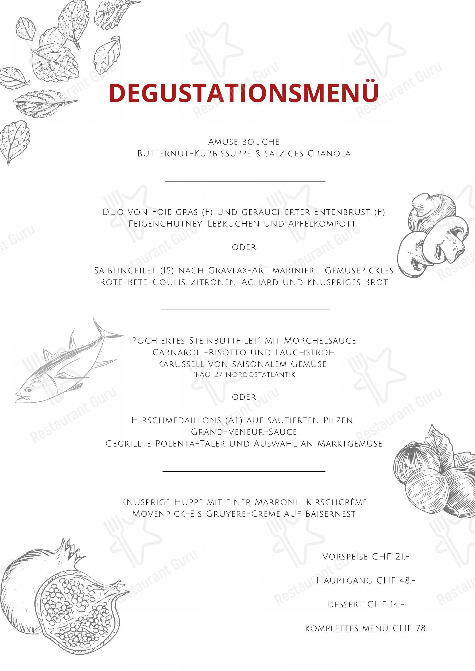 Lunch Menu per Brasserie La Coupole 1912 - Restaurant Resto Bar in Vevey