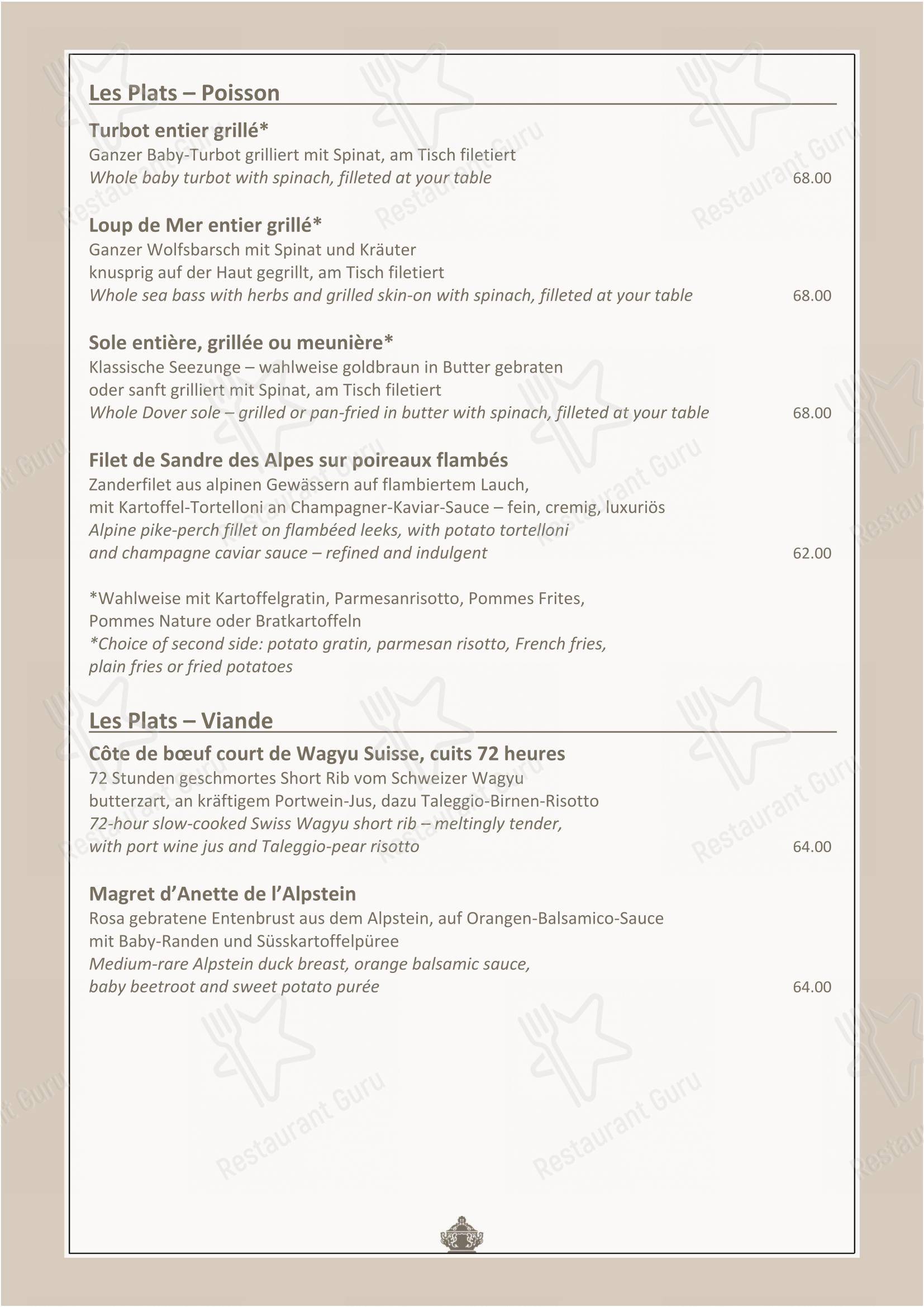 Menu bar per Café Gourmet in Zurigo