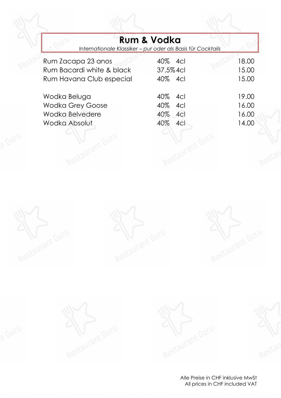 Ночное меню per Café Gourmet caffè bar