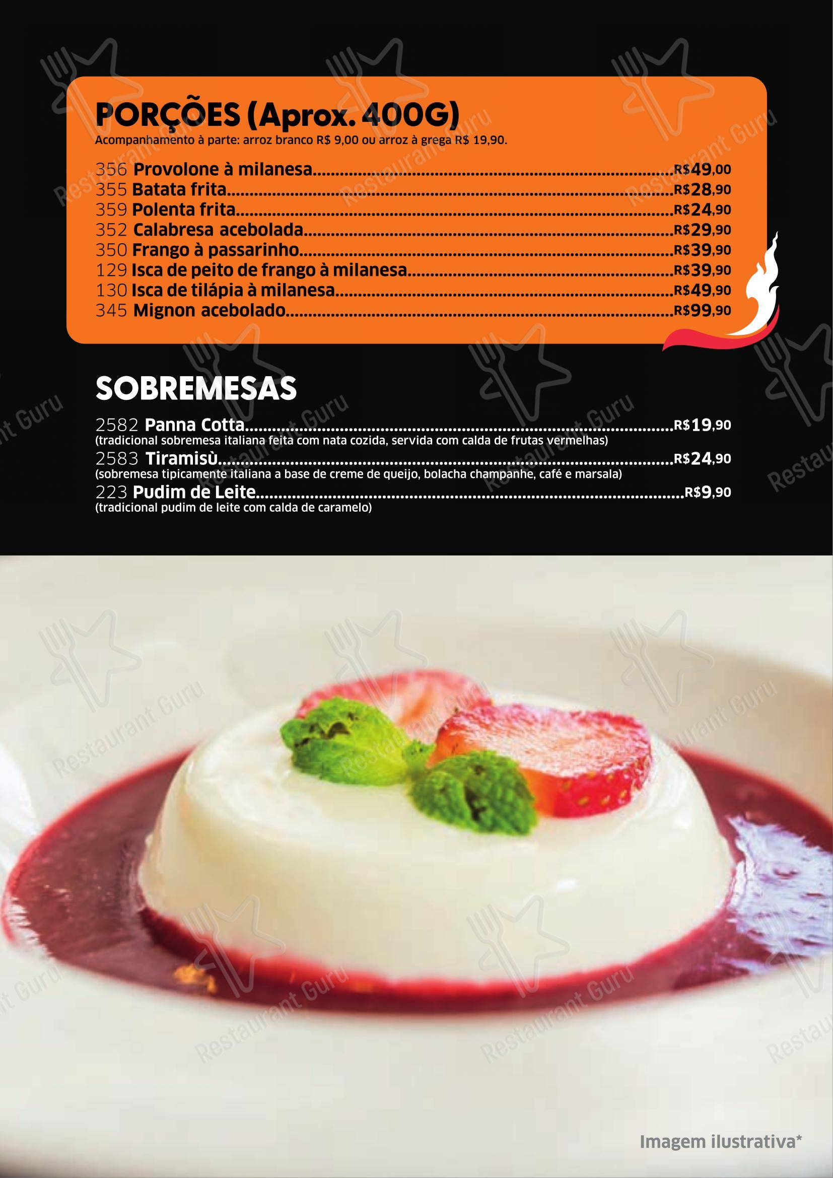 Domenico Ristorante Pizzaria - Menu