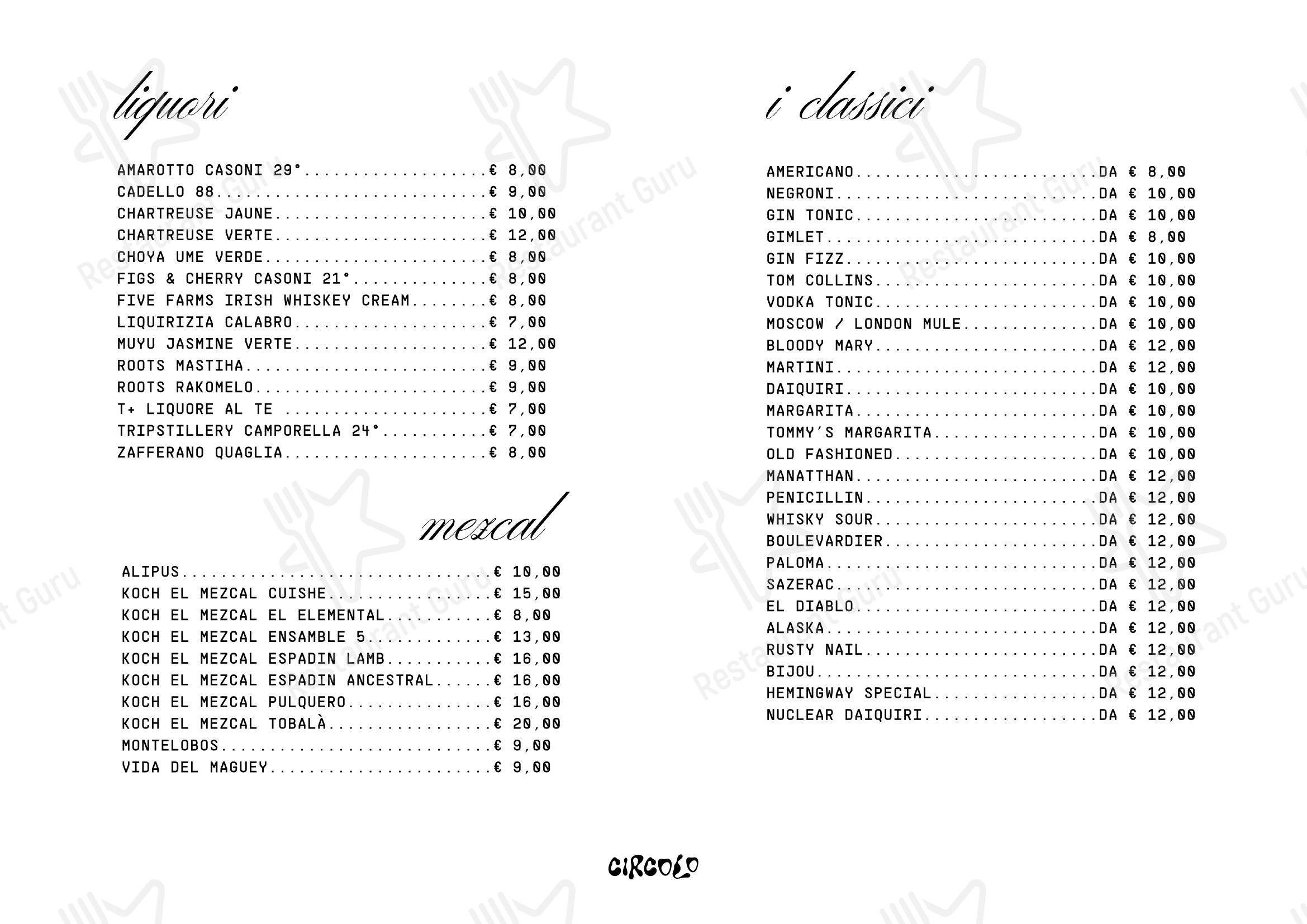 Guarda il menu di Casa Exforo