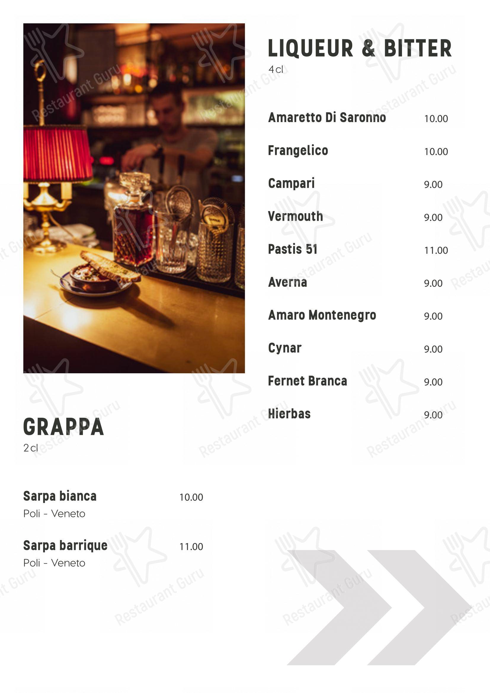 Grand Café Lochergut in Zurigo - Коктейльная карта