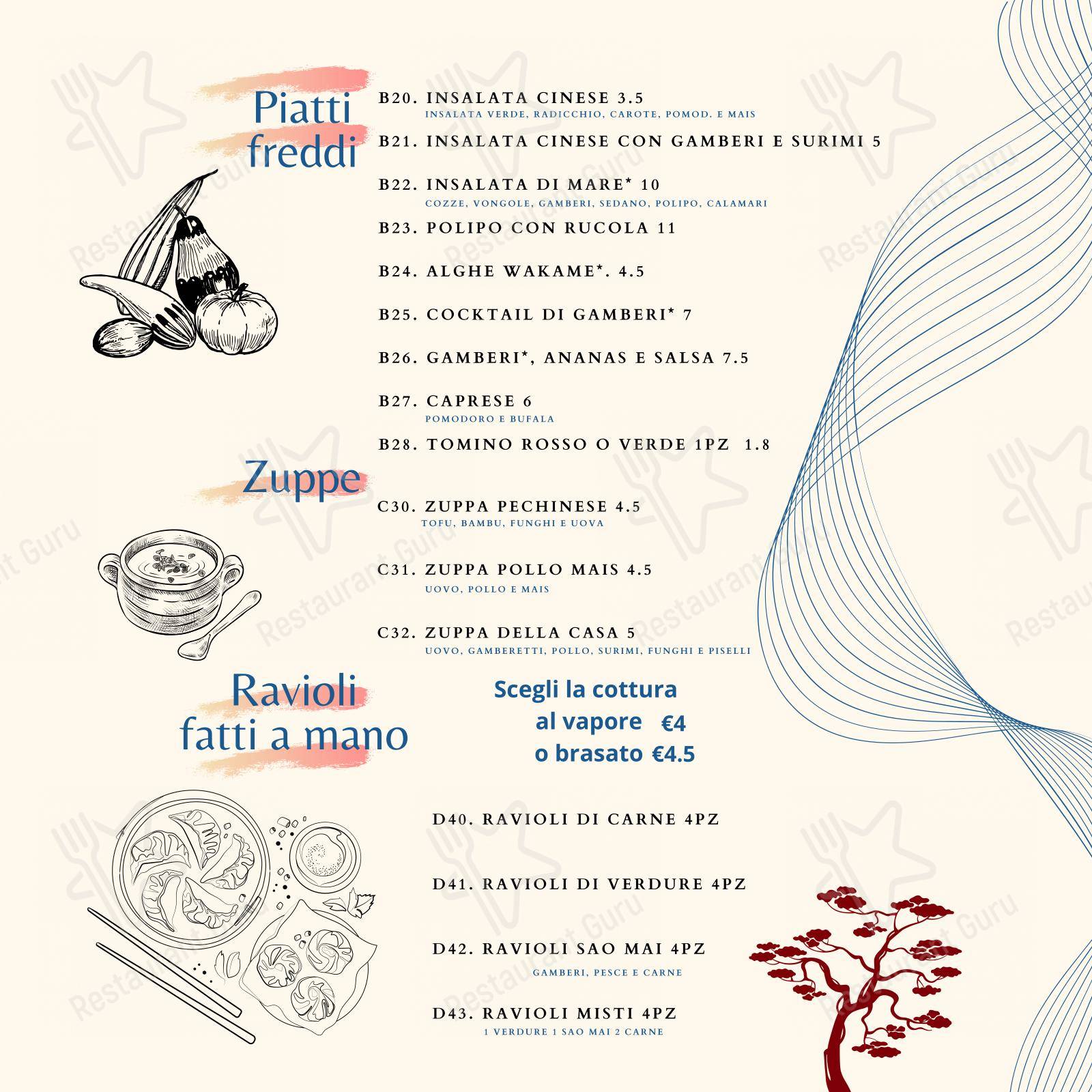 Menu di Grande Bambù 2 - Menu