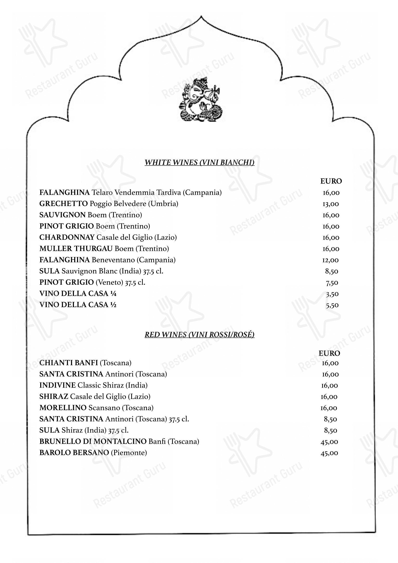 Menu per Himalaya Palace ristorante