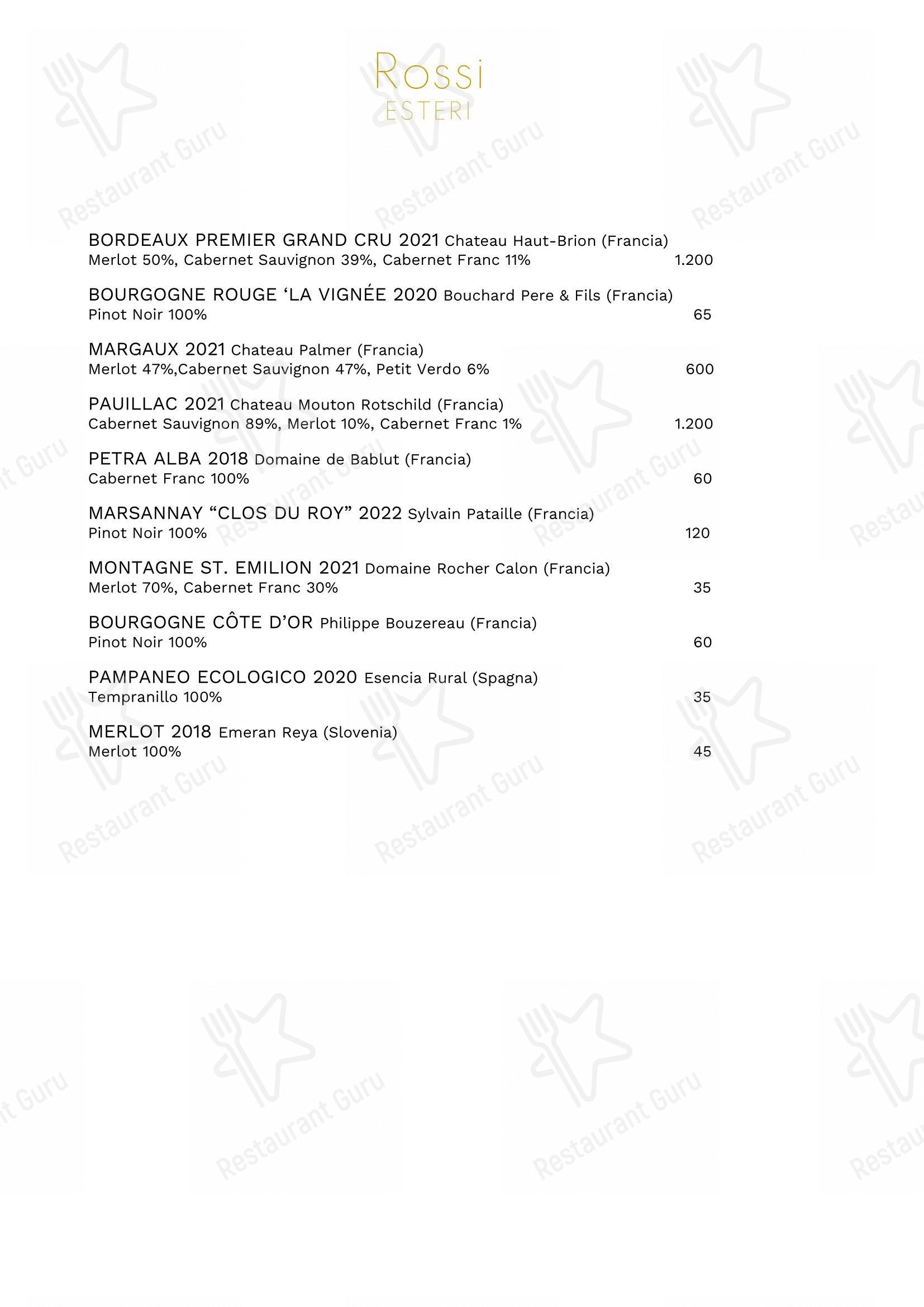 菜单 per Hostaria Ducale ristorante