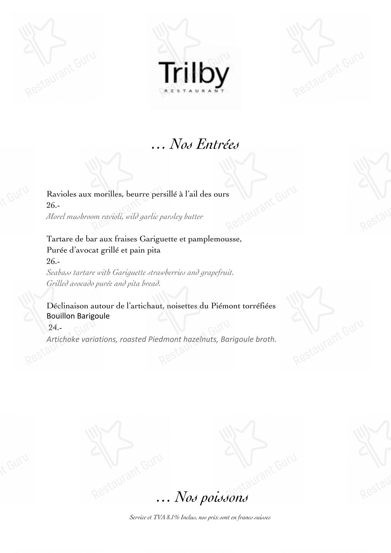 Hotel N’vy in Ginevra - Menu bar