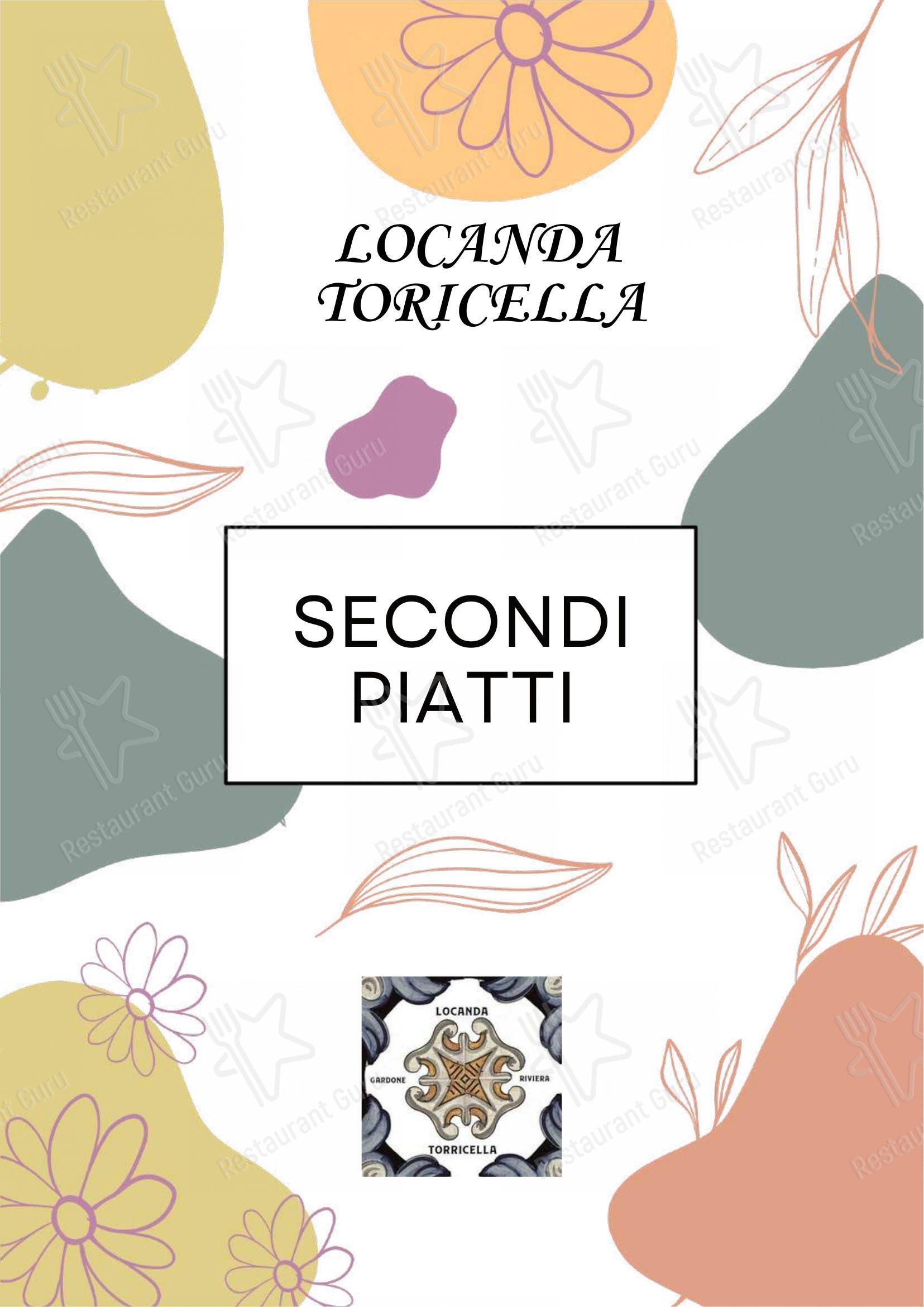Menu di Locanda Torricella - Коктейльная карта