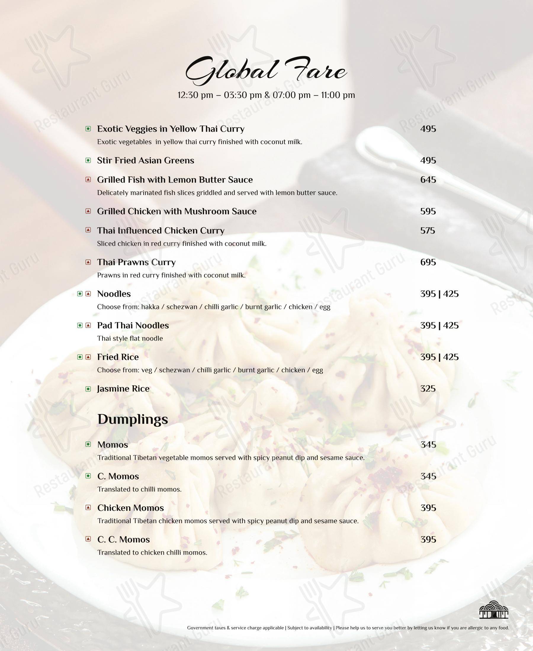 菜单 for Moon Tree Cafe in Kolhapur